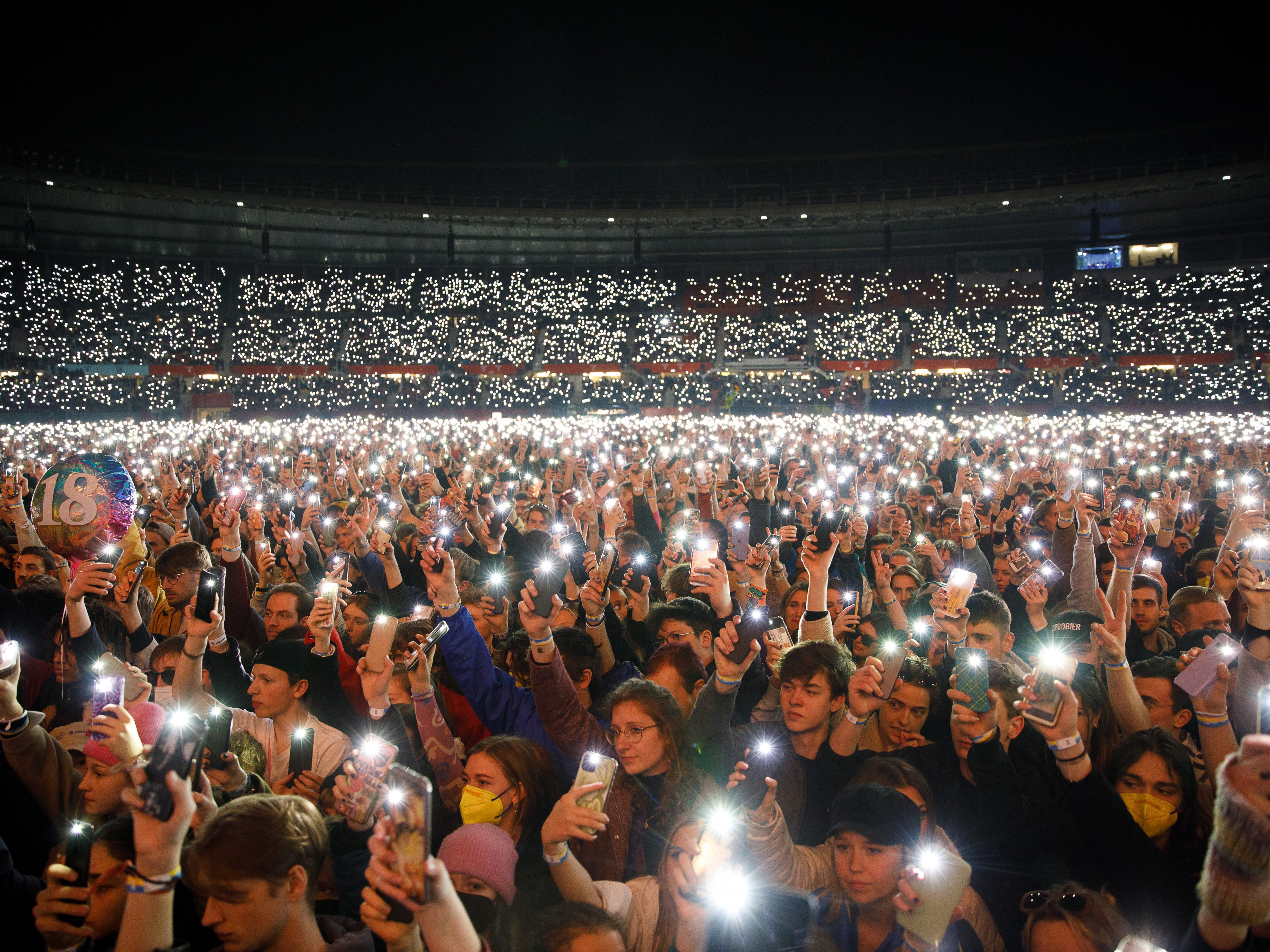 Popstars bei Ukraine-Benefizkonzert in Wien bejubelt.