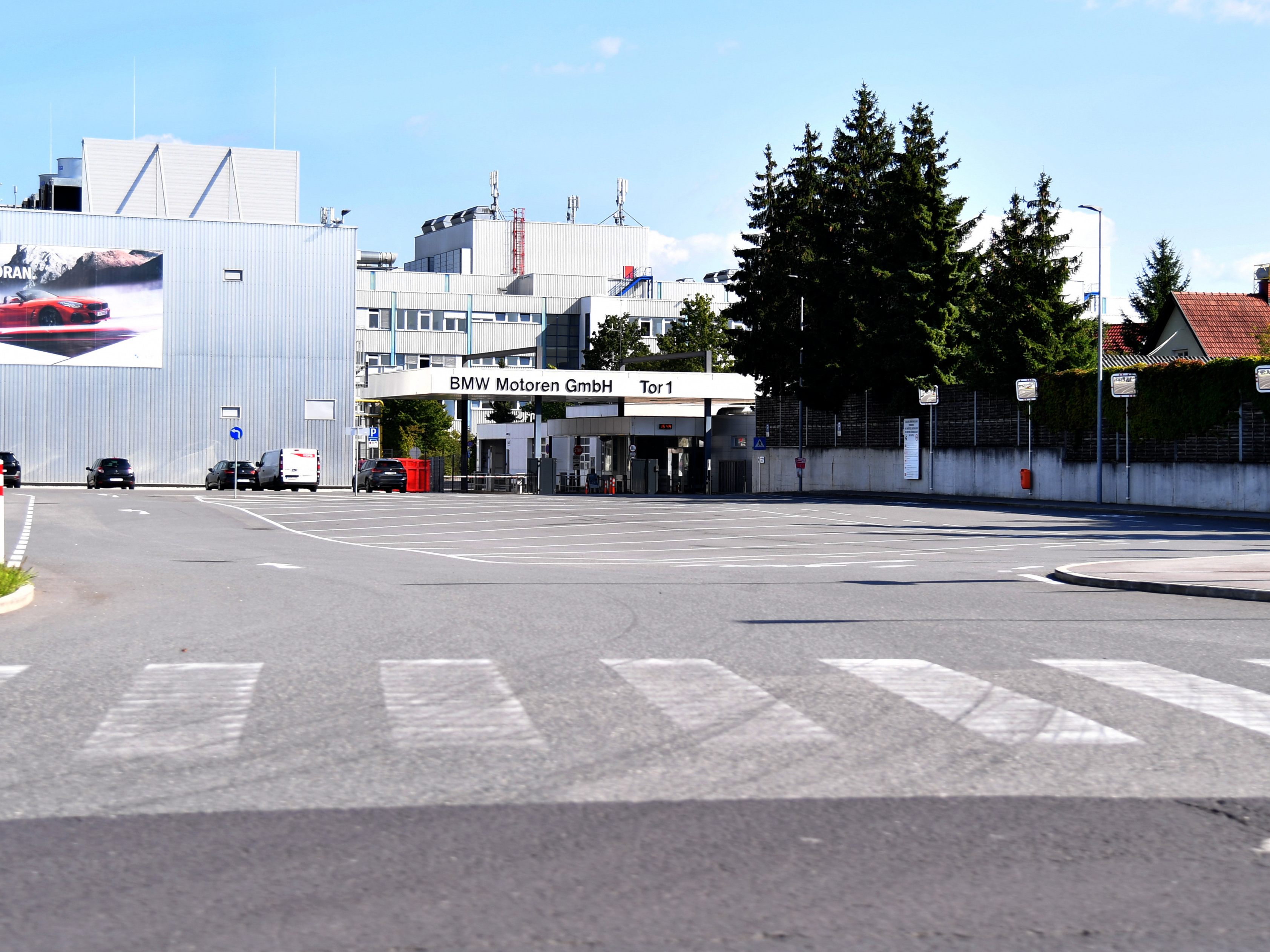 Das BMW-Werk in Steyr stoppte am Donnerstag kurzfristig seine Produktion. Das BMW-Werk in Steyr stoppte am Donnerstag kurzfristig seine Produktion.