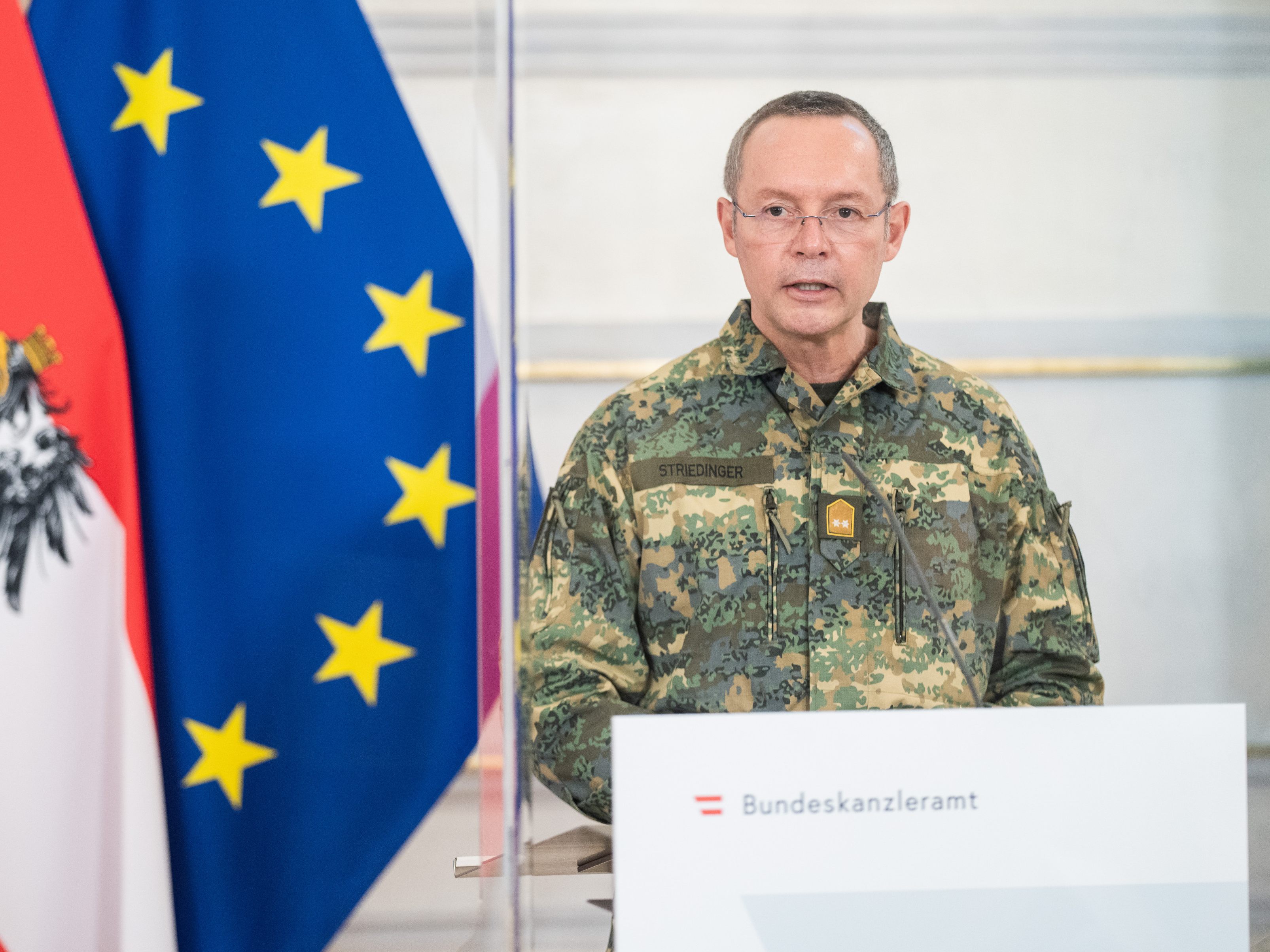 Generalmajor Rudolf Striedinger fordert ein Beibehalten der Corona-Öffnungen. Generalmajor Rudolf Striedinger fordert ein Beibehalten der Corona-Öffnungen.