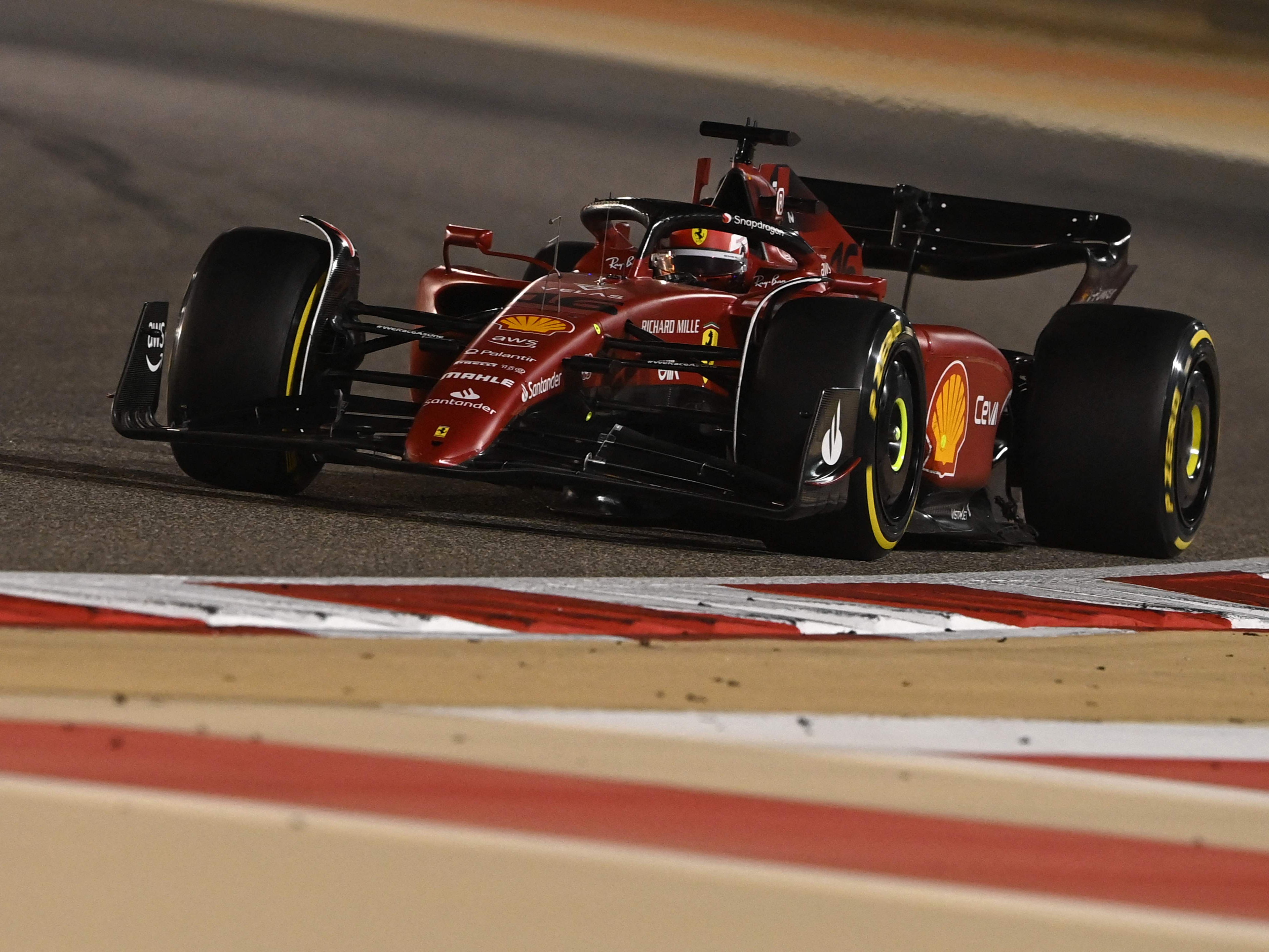 Leclerc entschied das Rennen für sich. Leclerc entschied das Rennen für sich.