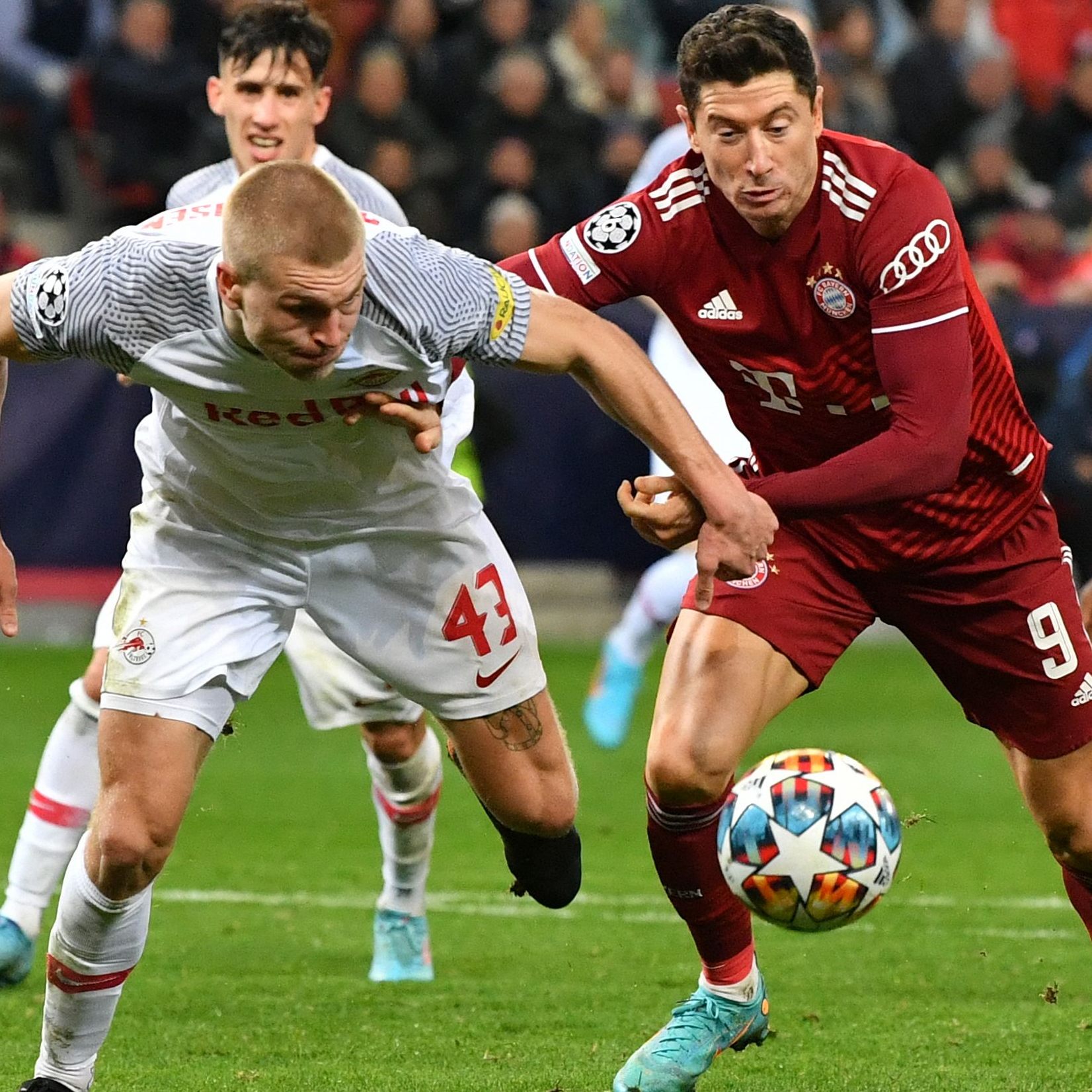 Salzburg geht optimistisch ins CL-Rückspiel in München gegen den FC Bayern.