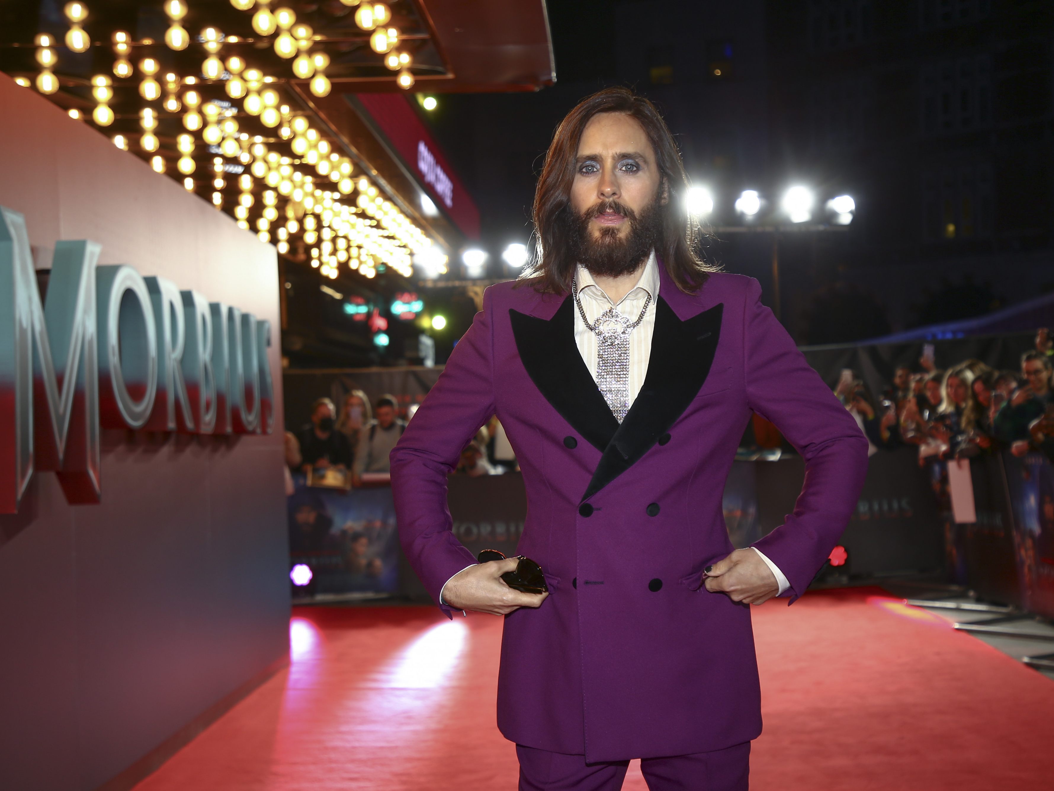 Hollywood-Schauspieler Jared Leto hofft auf eine schnelle Lösung und ein Ende des Ukraine-Kriegs. Hollywood-Schauspieler Jared Leto hofft auf eine schnelle Lösung und ein Ende des Ukraine-Kriegs.