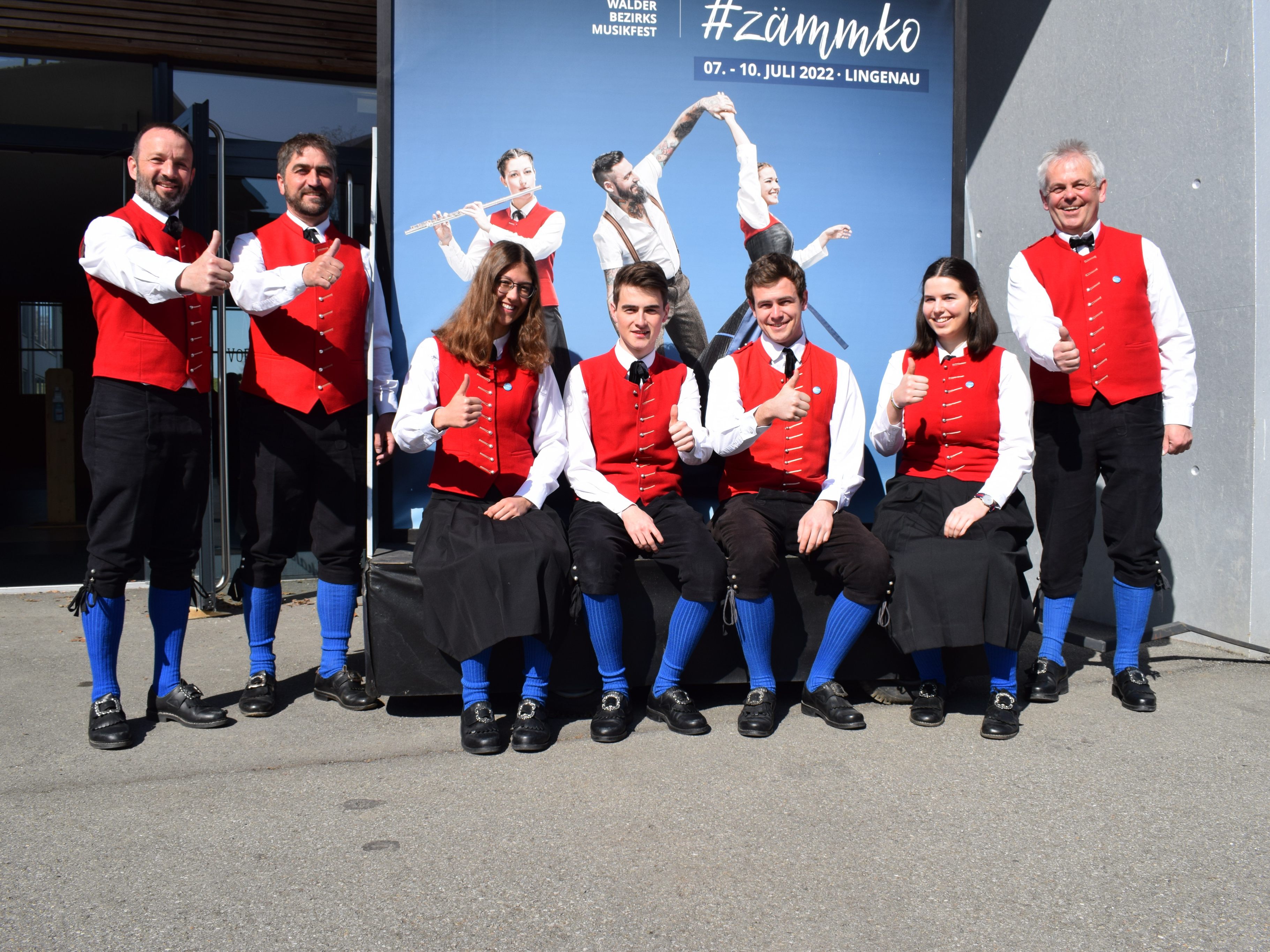 Die Lingenauer Musikantinnen und Musikanten bereiten sich wieder auf das große Fest vor.