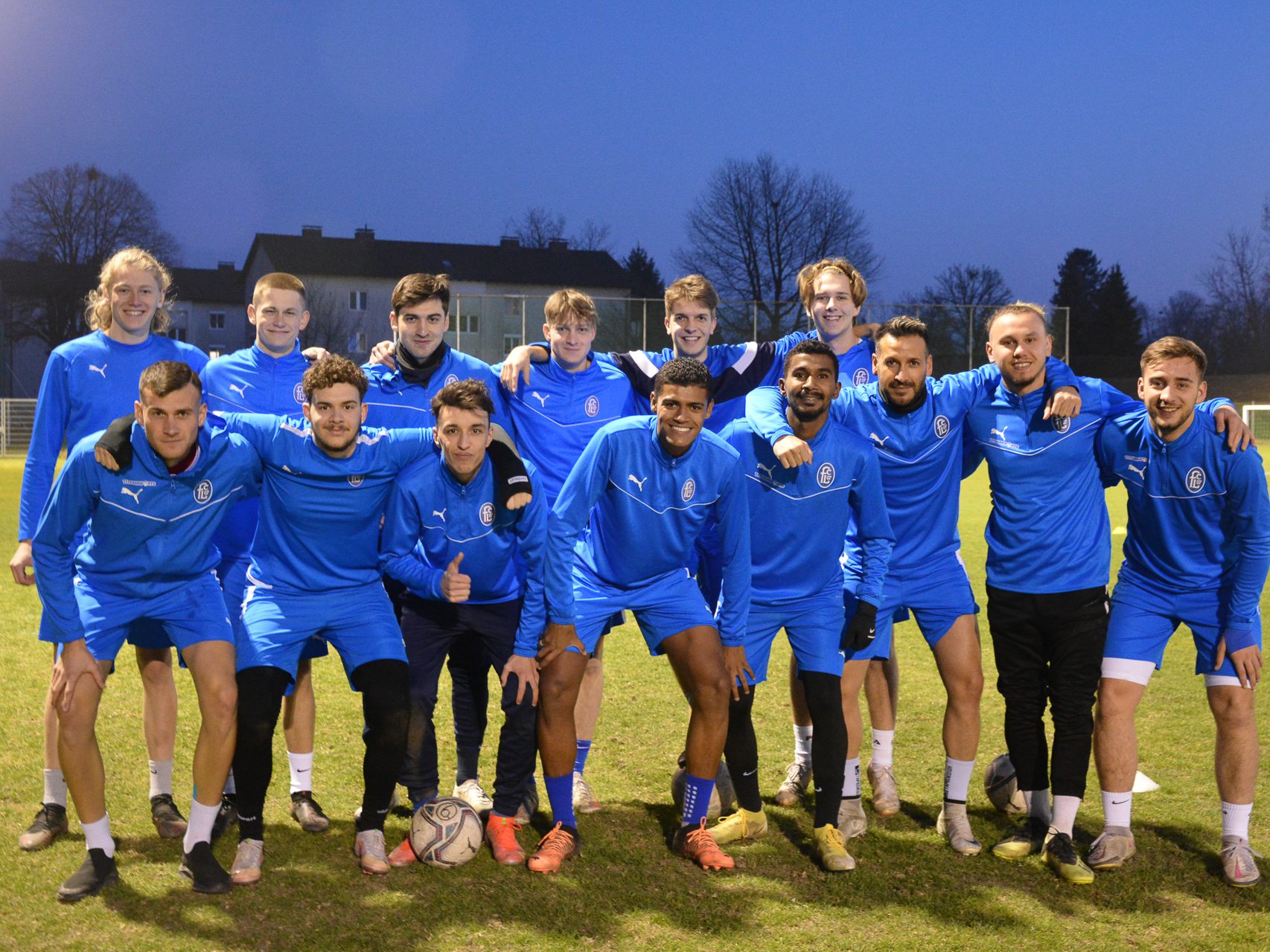 Die Kampfmannschaft des FC Lustenau freut sich schon auf die professionelle Umgebung, die sie nächsten Sommer erwartet.