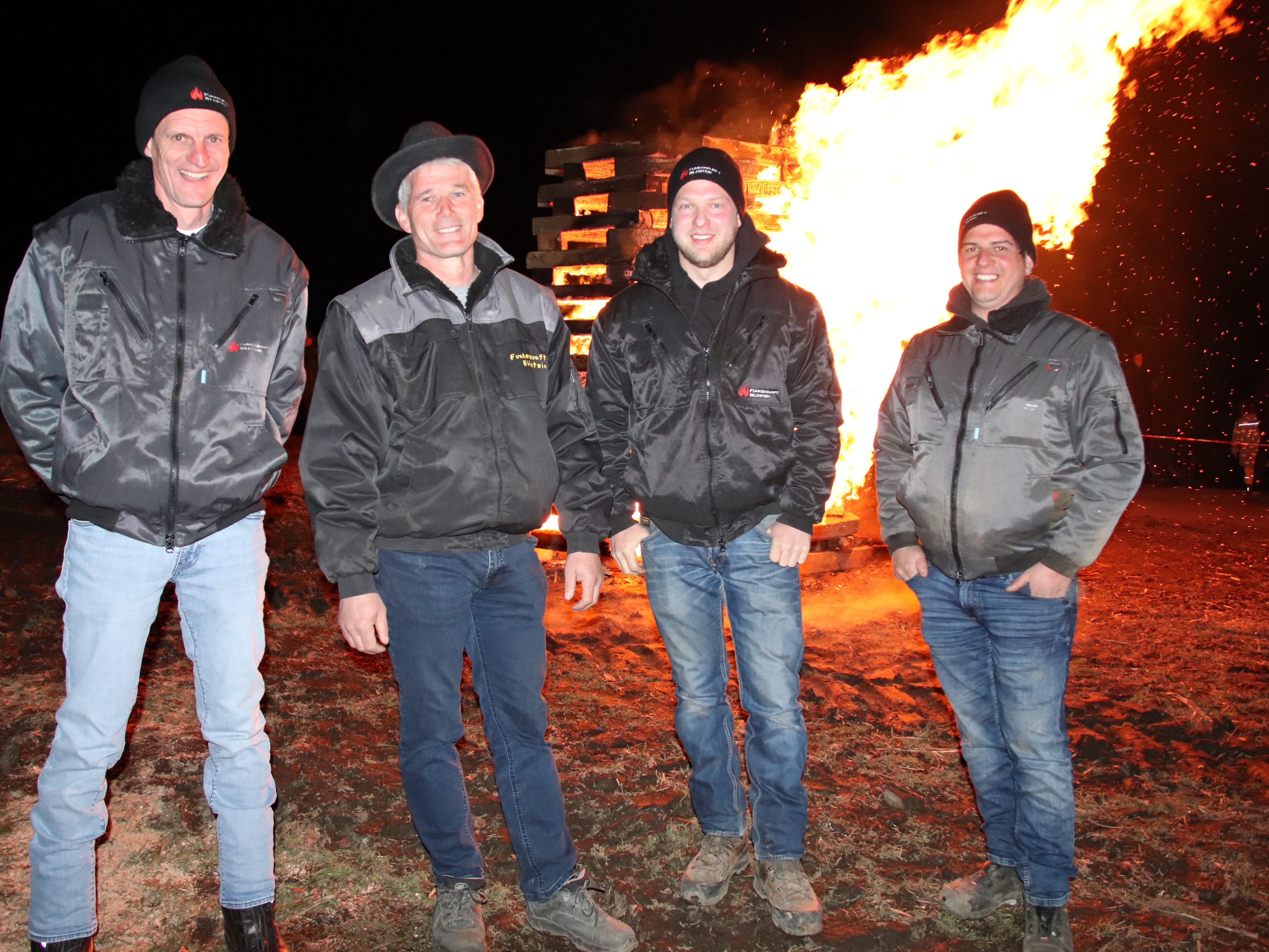 Josef Eberle, Adolf Böhler, Zunft-Obmann Mathias Lenz und Martin Flatz. Josef Eberle, Adolf Böhler, Zunft-Obmann Mathias Lenz und Martin Flatz.