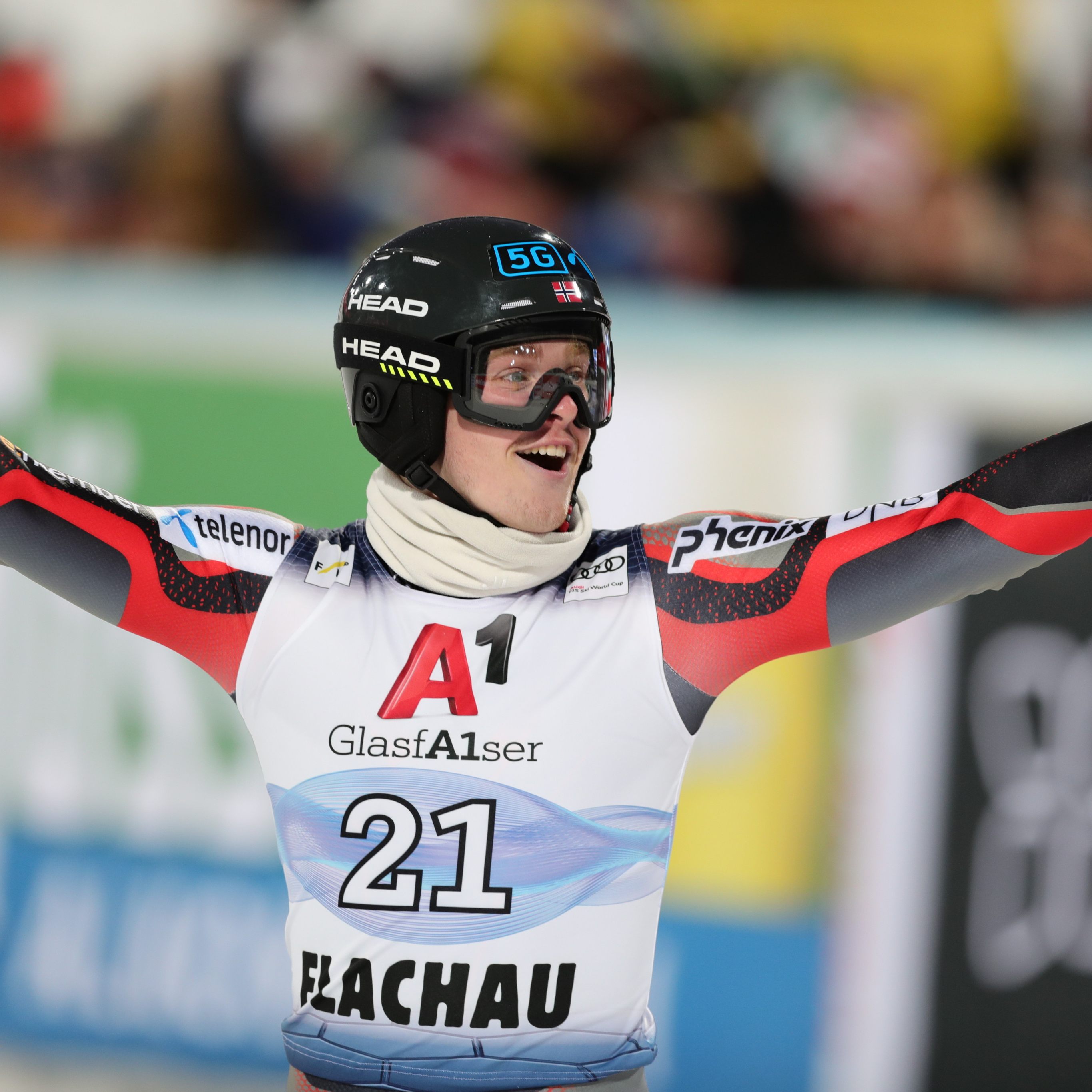 Atle Lie McGrath feierte in Flachau seinen ersten Weltcupsieg.