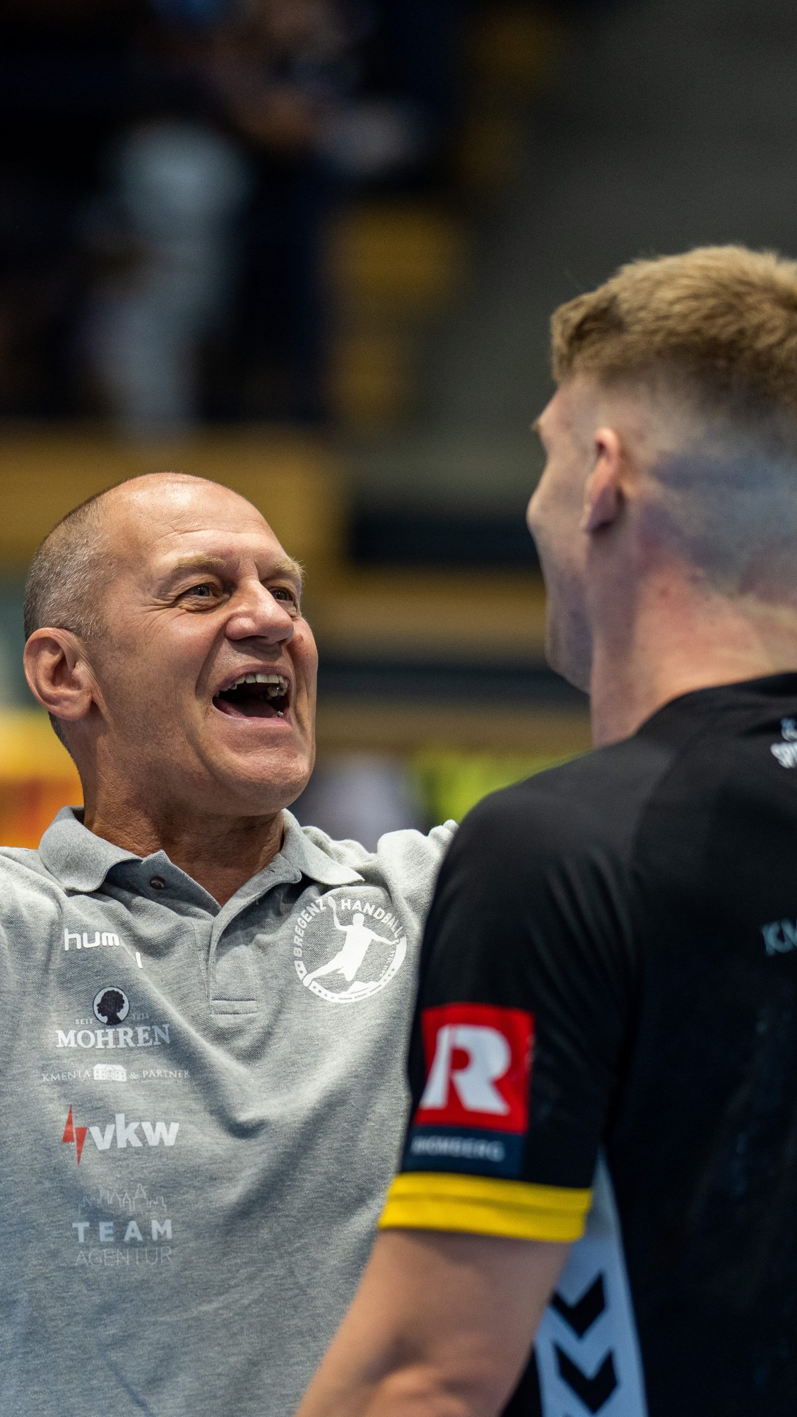 Bregenz-Coach Burger konnte nach einer nervenaufreibenden Partie am Ende doch noch jubeln.