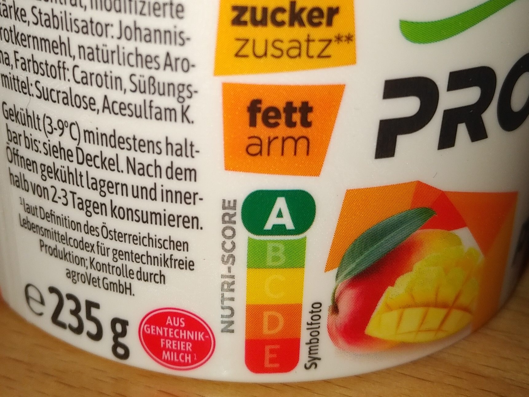 Die Kennzeichnungsmethode für das Nährwertprofil eines Lebensmittels sei "verwirrend".
