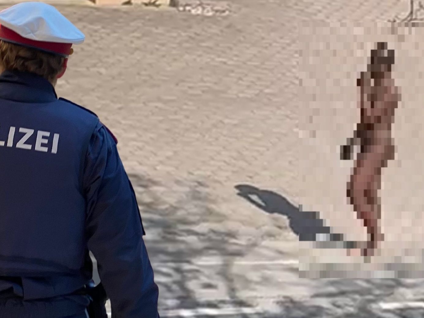 Ein verwirrter Mann spazierte am helllichten Tag durch Meiningen.