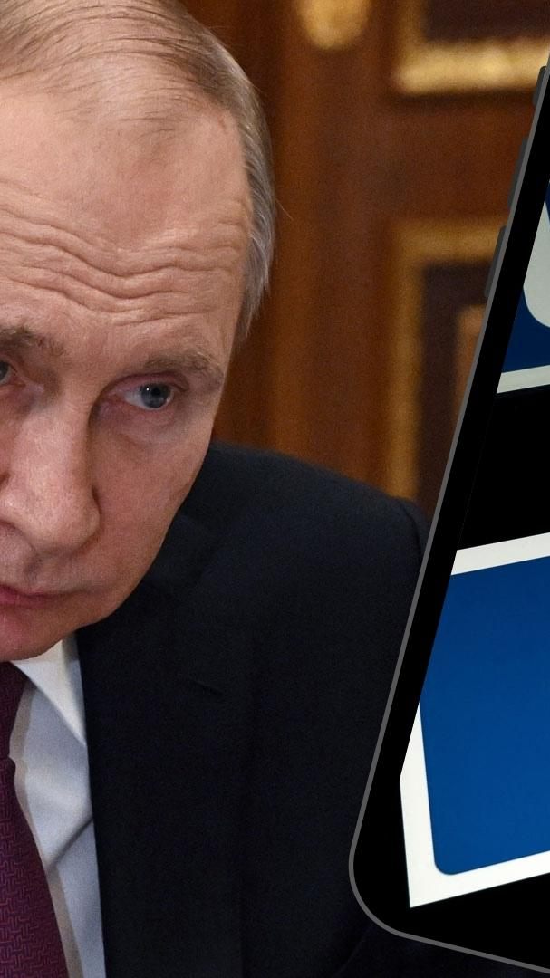 Wegen "extremistischer Aktivitäten" werde Instagram und Facebook in Putins Russlands verboten.