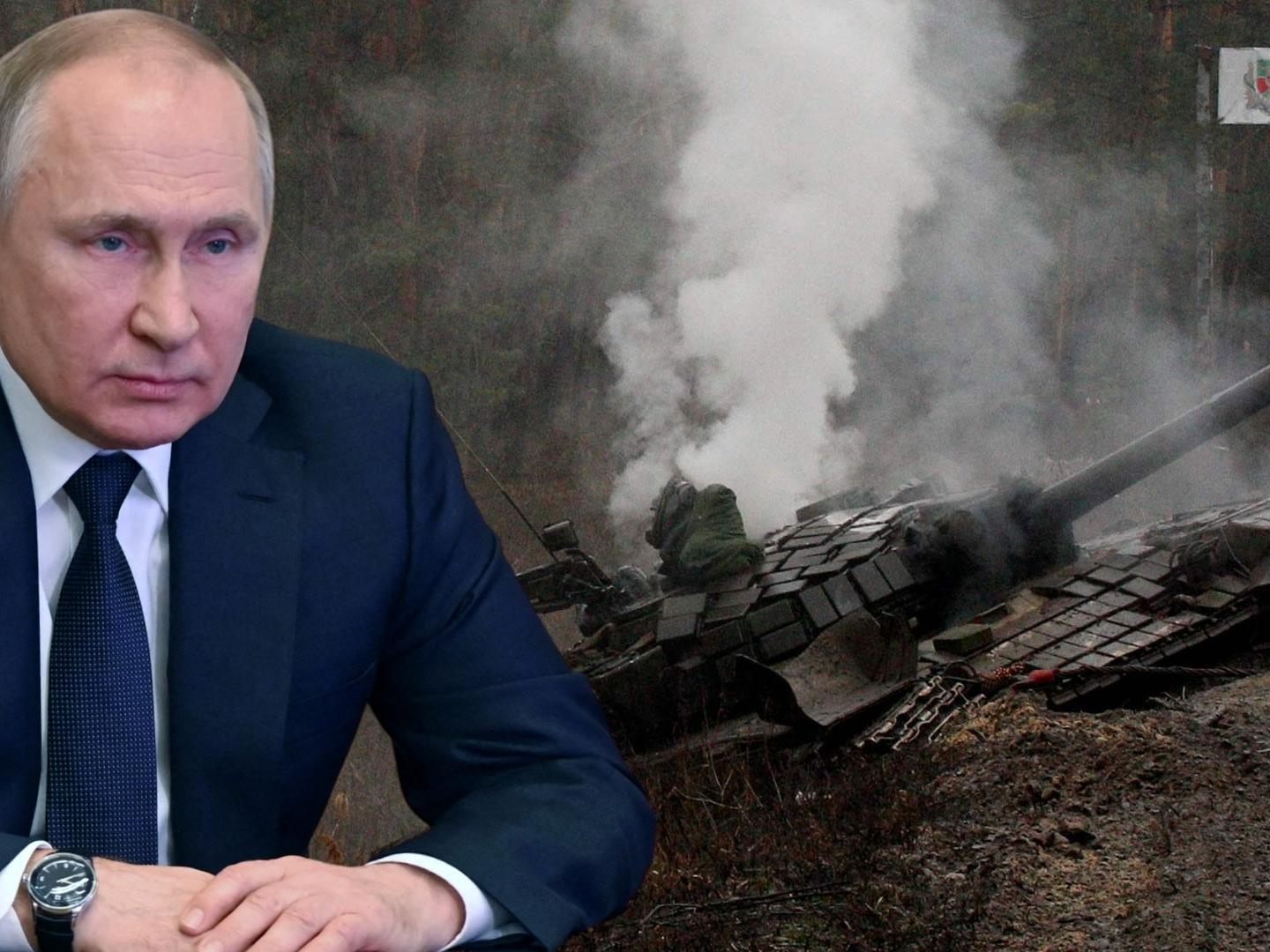 Wladimir Putin sprach in einer Rede am Donnerstag davon, dass "alles nach Plan" verlaufe. Wladimir Putin sprach in einer Rede am Donnerstag davon, dass "alles nach Plan" verlaufe.
