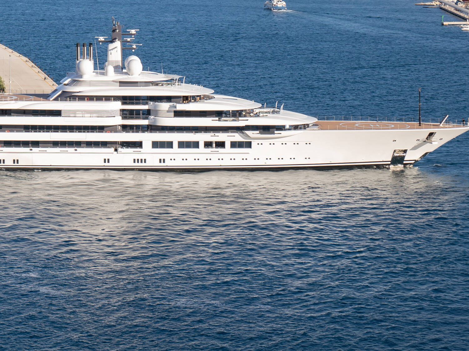 Luxus-Yacht "Scheherazade".