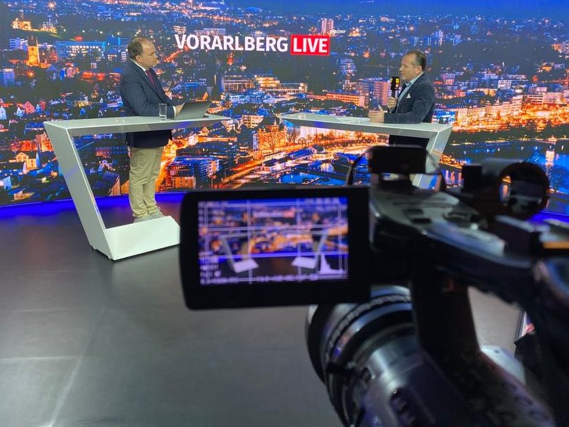 Harald Witwer bei "Vorarlberg LIVE".