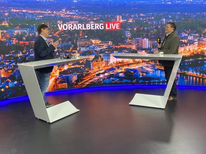 Thomas Schierle war am Dienstag zu Gast bei "Vorarlberg LIVE".