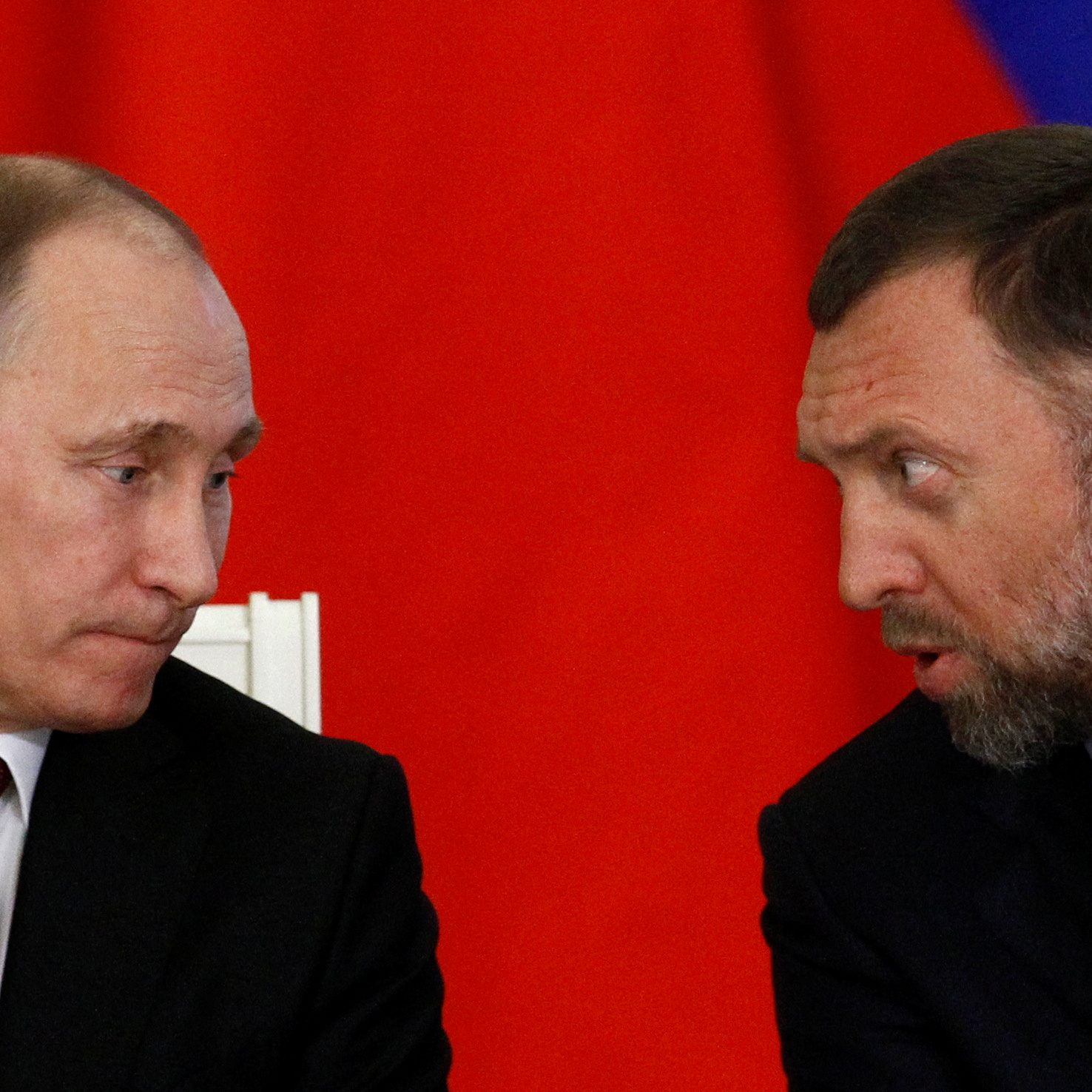 Putin und Deripaska.