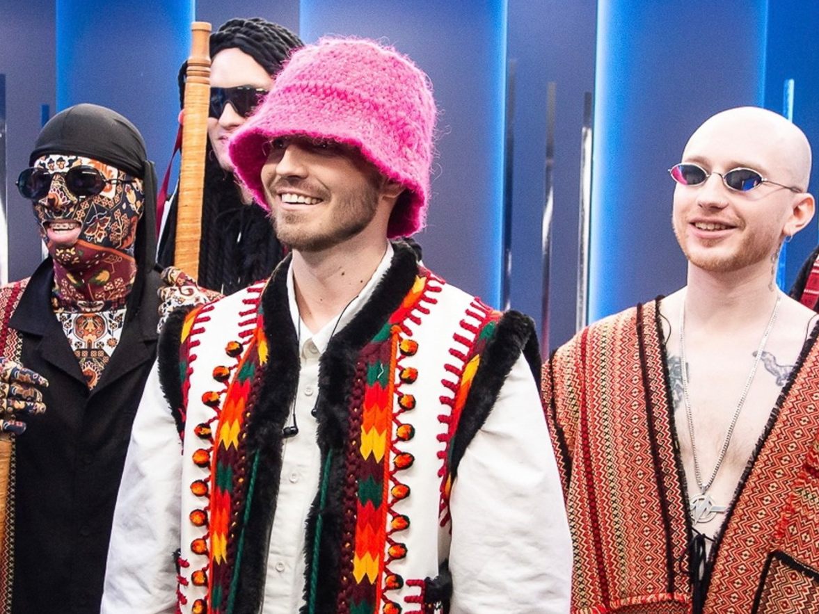 Die ukrainische Band Kalush Orchestra performt den Song "Stefania" beim ESC.