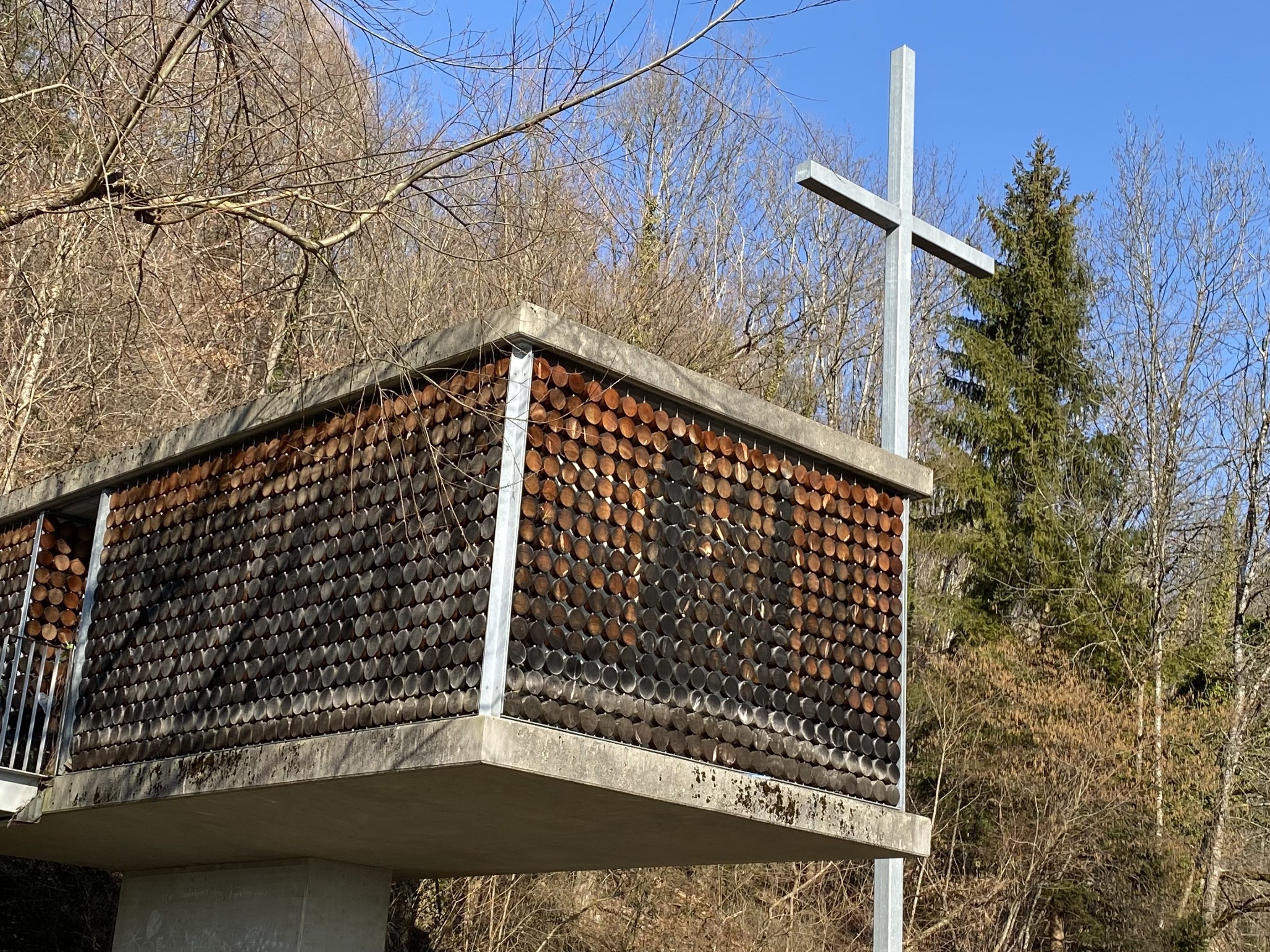 Friedensgebete bei der Familienkapelle Fraxern.