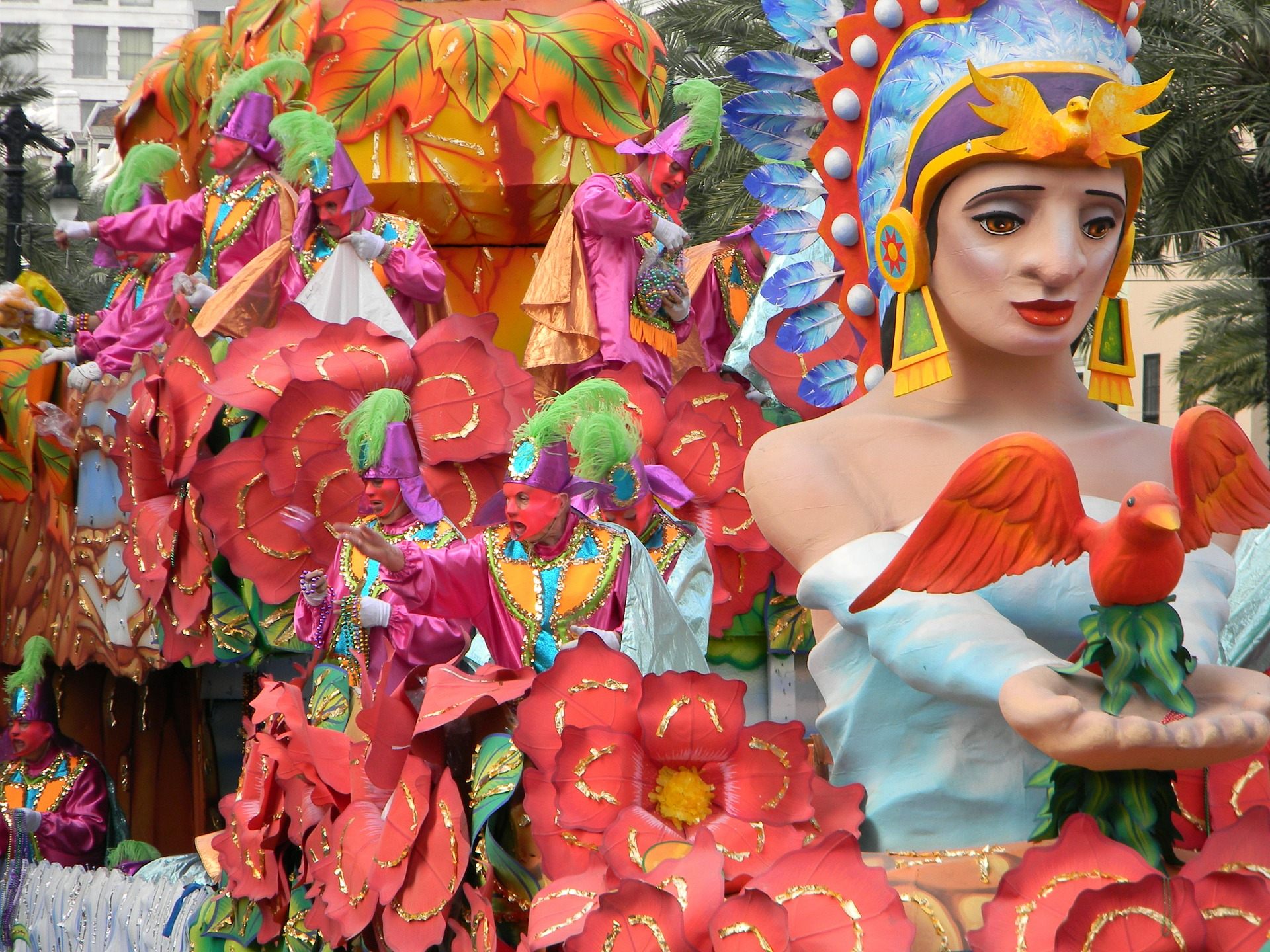Fasching anderswo: Beim "Mardi Gras" geht es in New Orleans rund