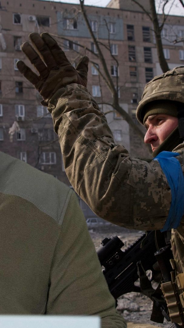 Die Zerstörungen in der Stadt sind enorm