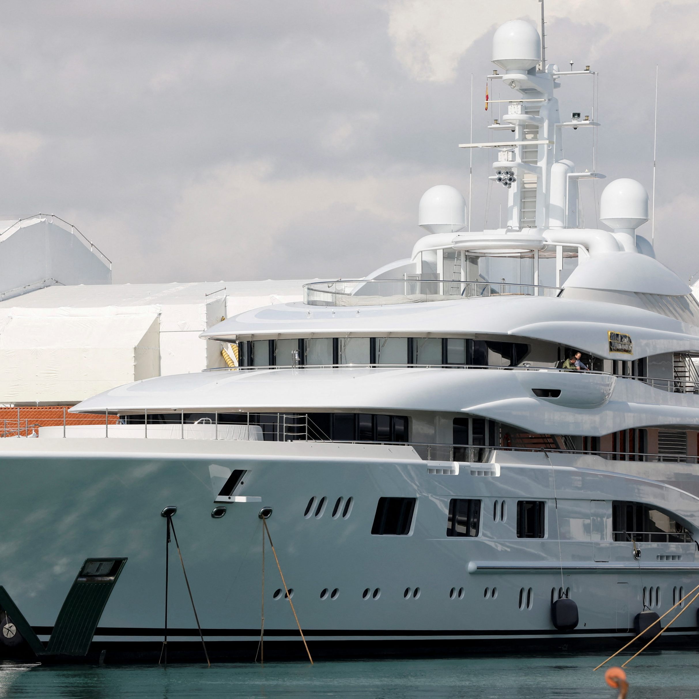 Die Oligarchen-Jacht "Valerie".