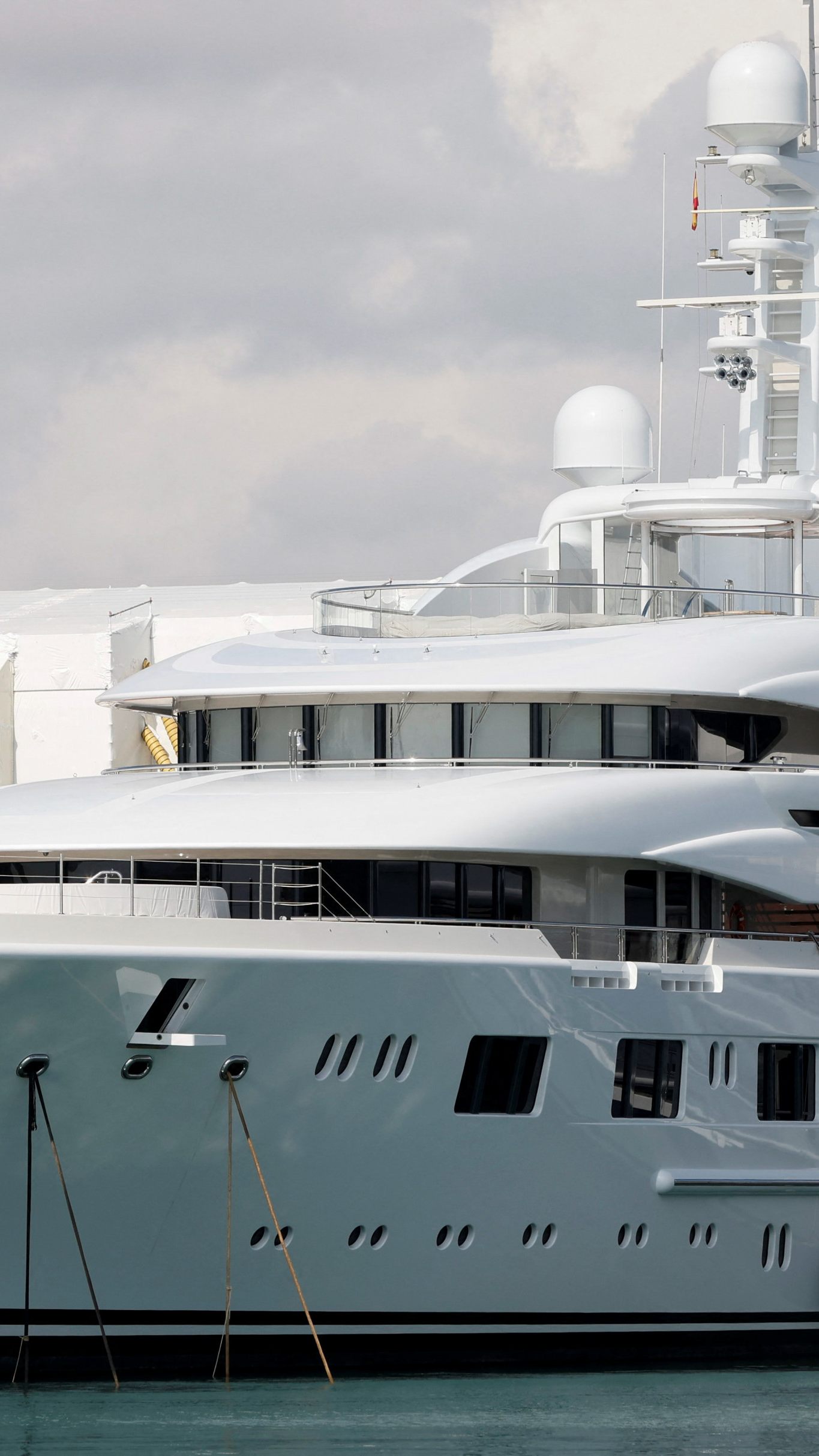 Die Oligarchen-Jacht "Valerie".