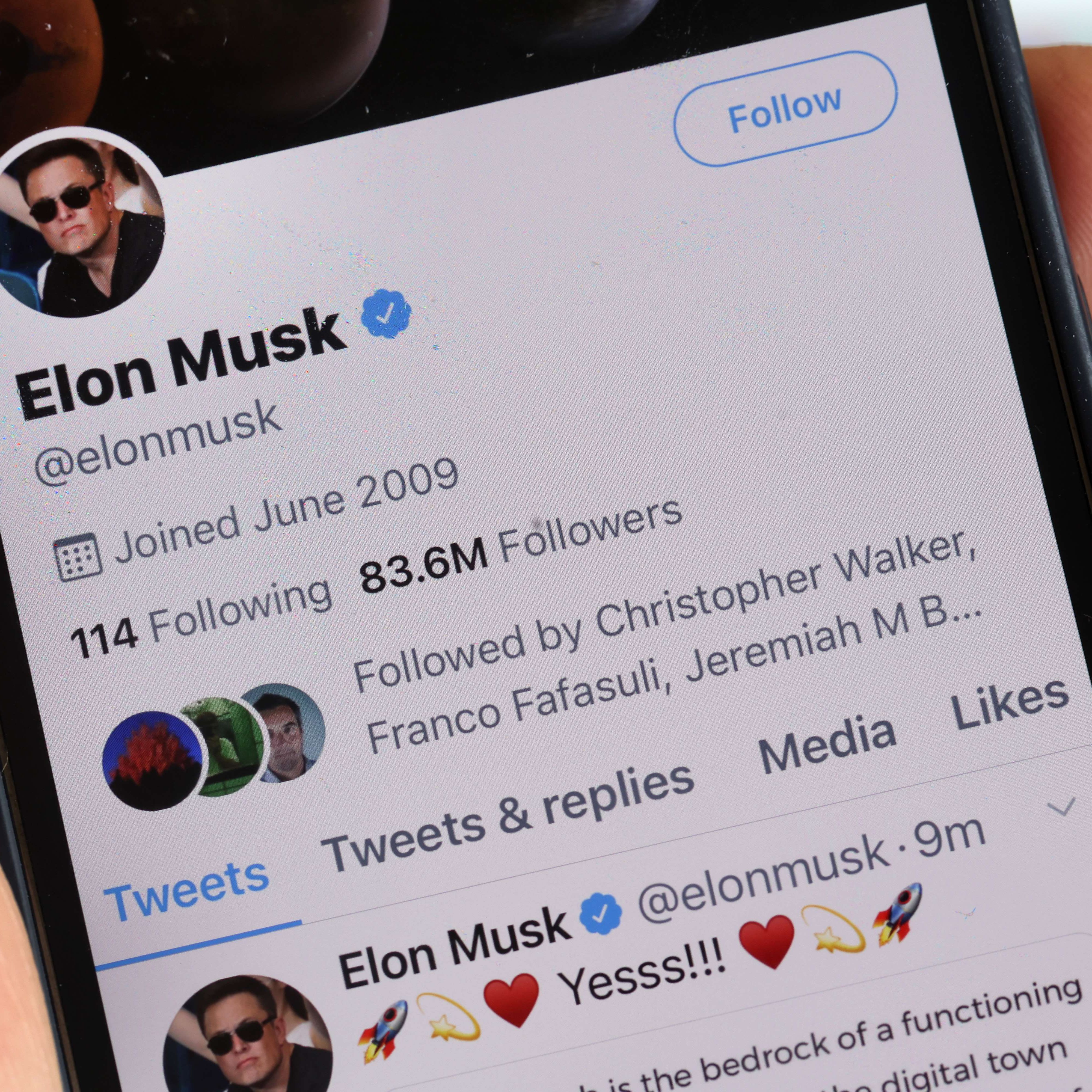 Tesla-Chef Elon Musk kauft Twitter für 44 Milliarden Dollar.
