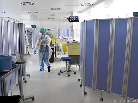 Deutlicher Rückgang bei Covid-Kranken mit Spitalsbedarf