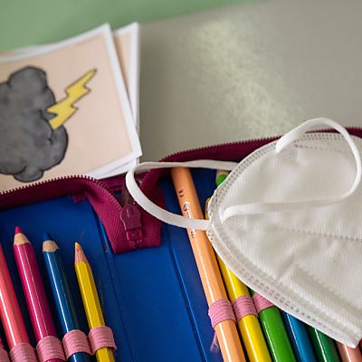 An den Schulen haben die Masken vorerst ausgedient