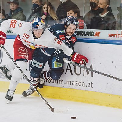 Harter Kampf zwischen Salzburg und Fehervar im ersten Finalspiel