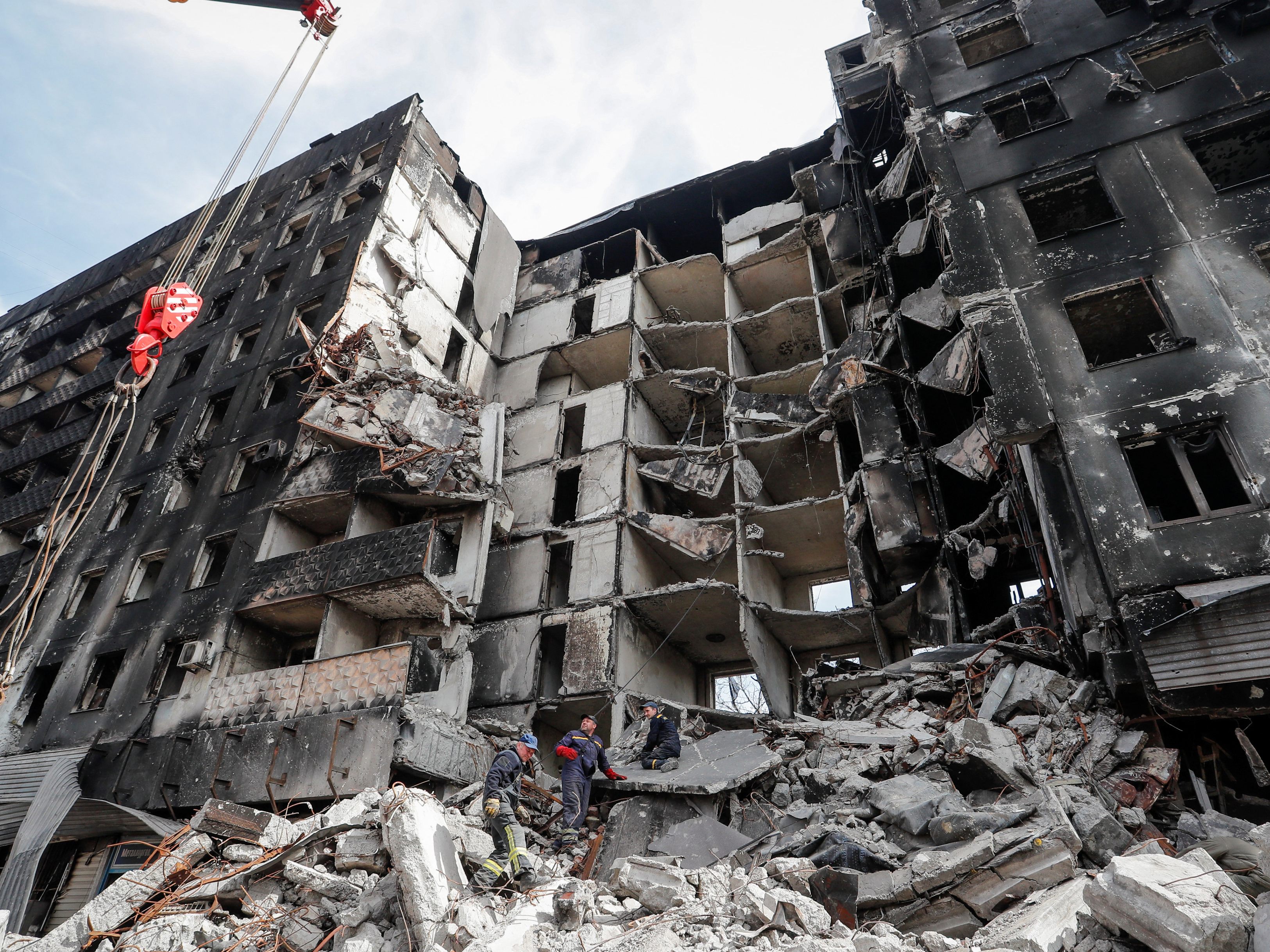 Gebäude in Mariupol (nicht Caritas) Gebäude in Mariupol (nicht Caritas)