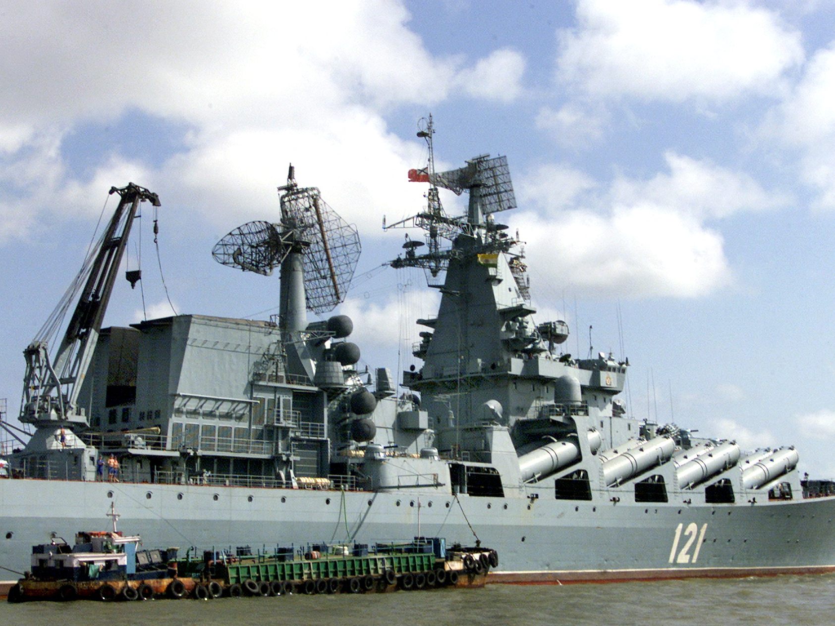 Russland muss im Ukraine-Krieg mit dem Verlust des Flaggschiffs der russischen Schwarzmeerflotte - der "Moskwa" - zurechtkommen. Russland muss im Ukraine-Krieg mit dem Verlust des Flaggschiffs der russischen Schwarzmeerflotte - der "Moskwa" - zurechtkommen.