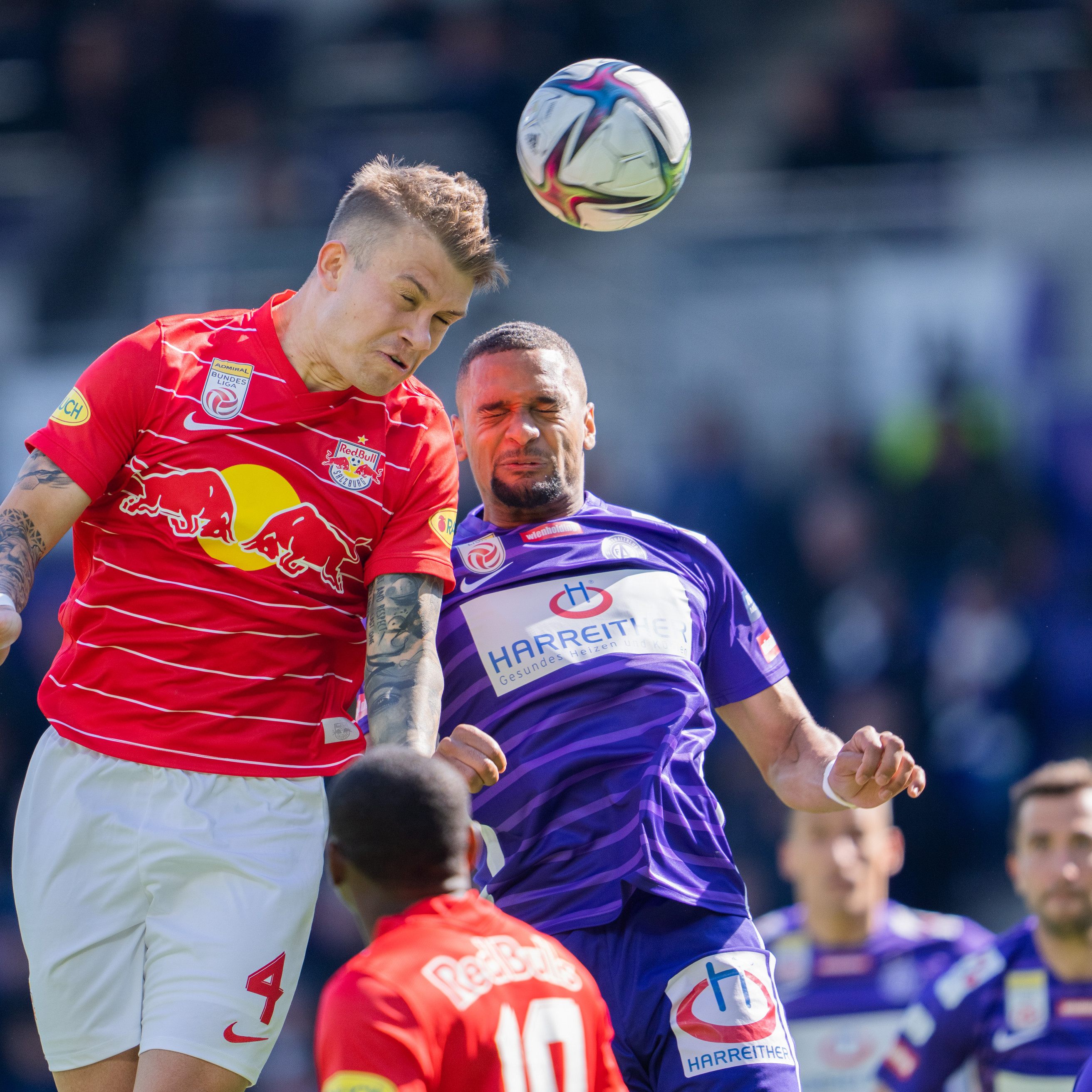 Salzburg nach 2:1 bei Wiener Austria vor Titelgewinn.