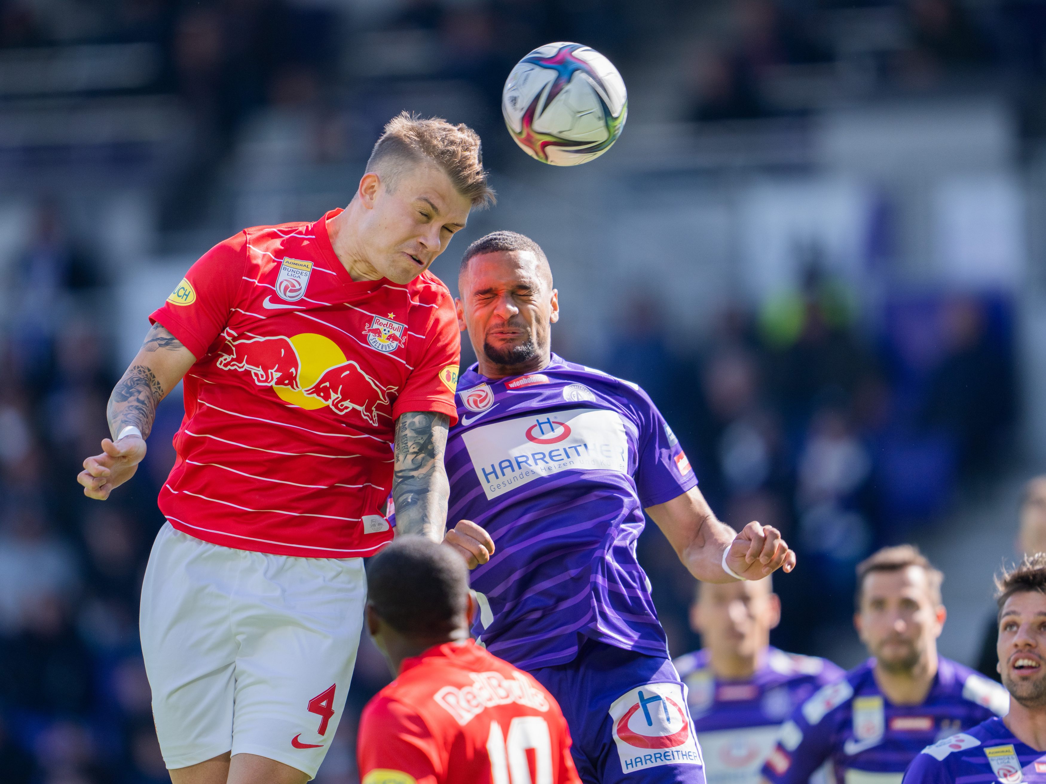 Salzburg nach 2:1 bei Wiener Austria vor Titelgewinn. Salzburg nach 2:1 bei Wiener Austria vor Titelgewinn.