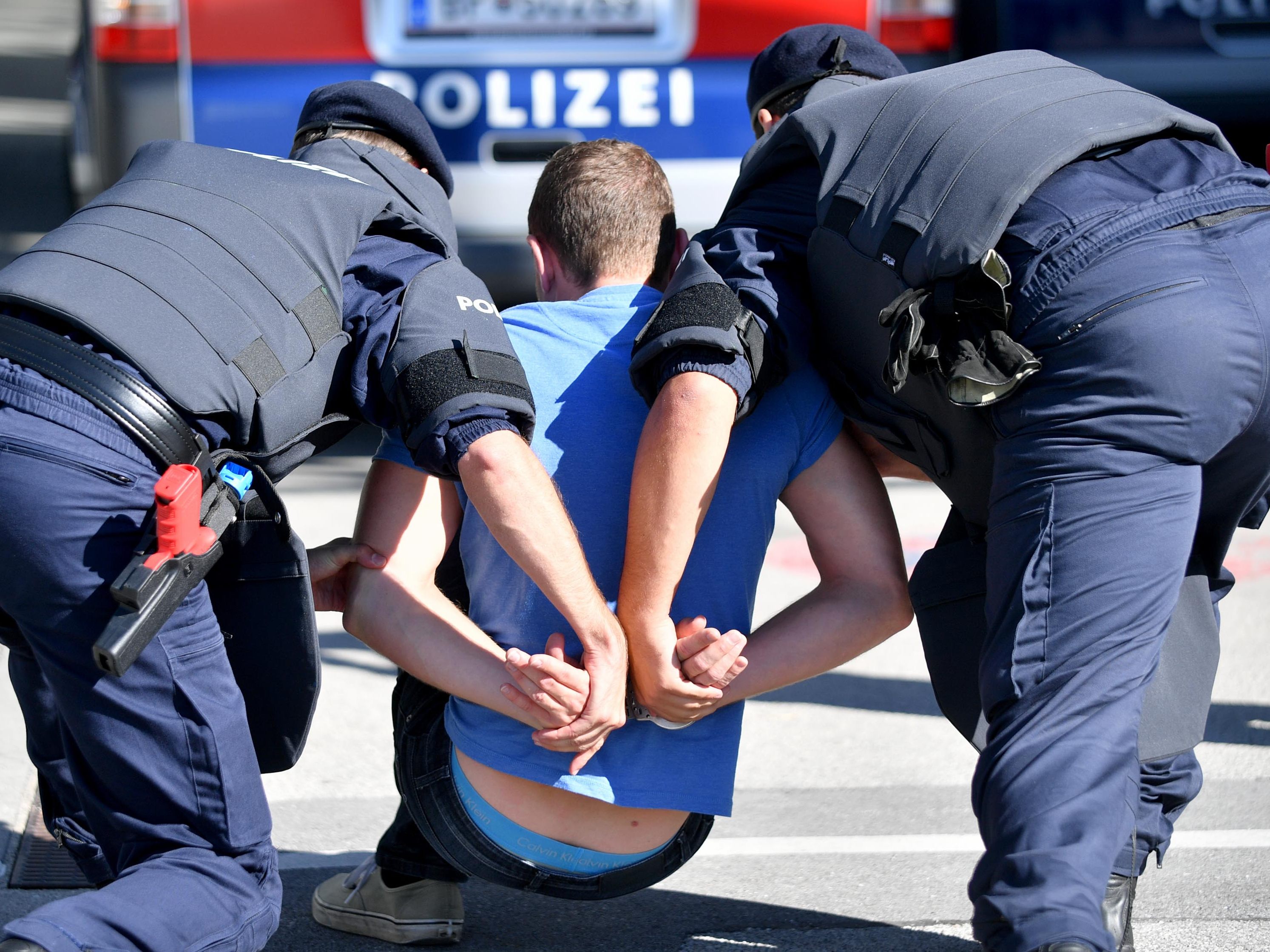Die Polizei ertappte einen Fahrraddieb in Wien-Landstraße in flagranti. Die Polizei ertappte einen Fahrraddieb in Wien-Landstraße in flagranti.