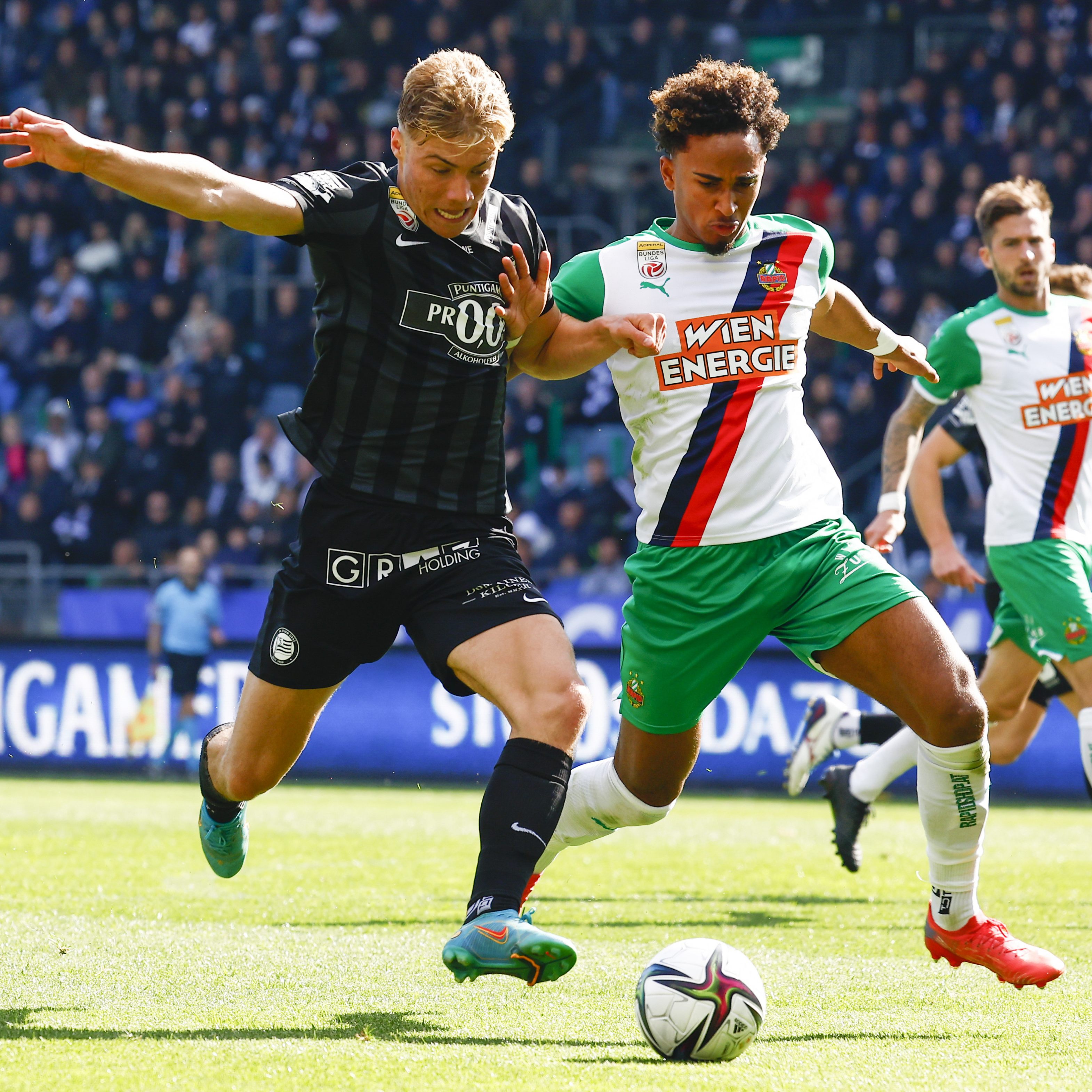 LIVE-Ticker zum Spiel Rapid Wien gegen Sturm Graz ab 17 Uhr.