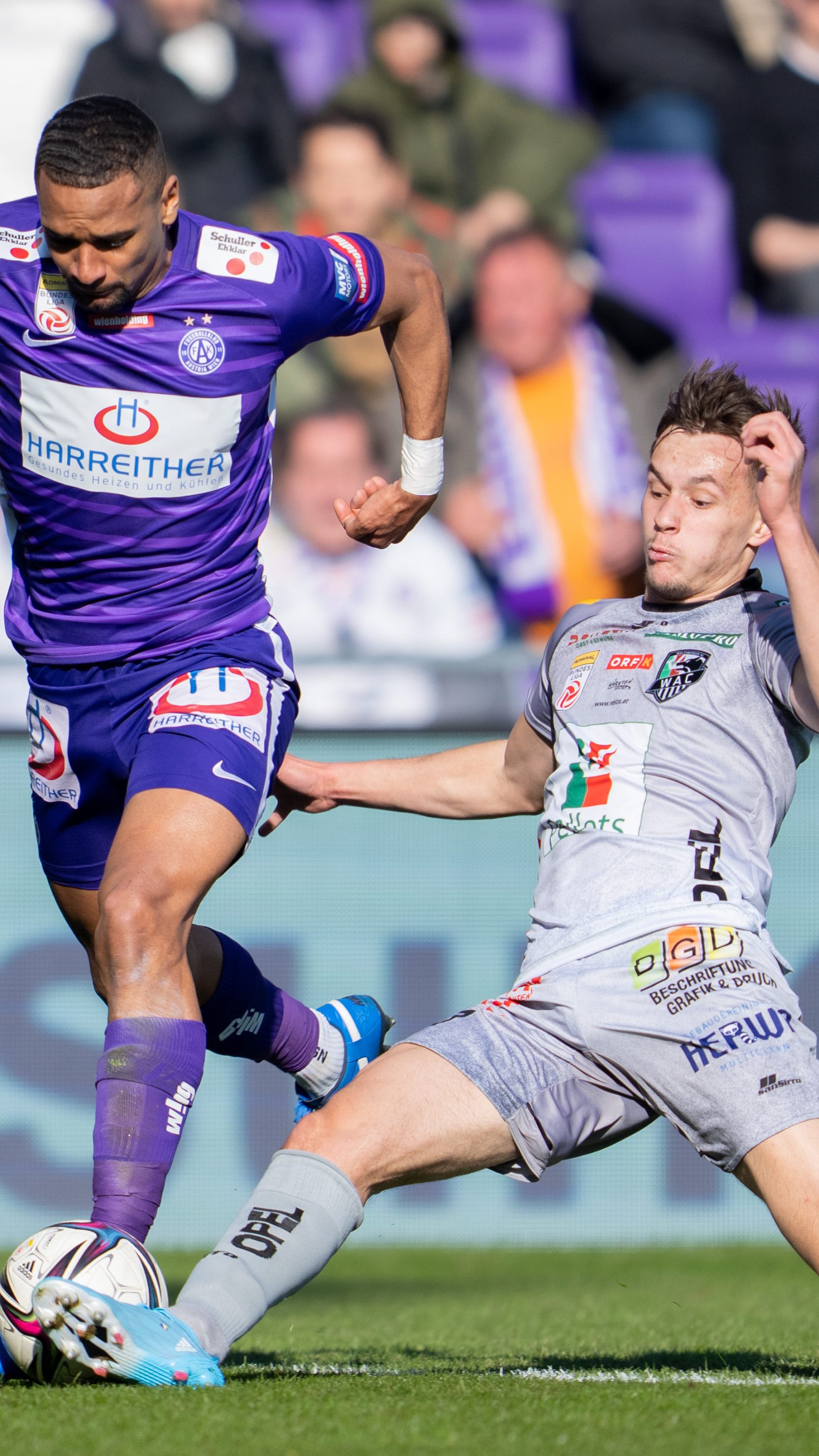 LIVE-Ticker zum Spiel WAC gegen Austria Wien ab 18.30 Uhr.