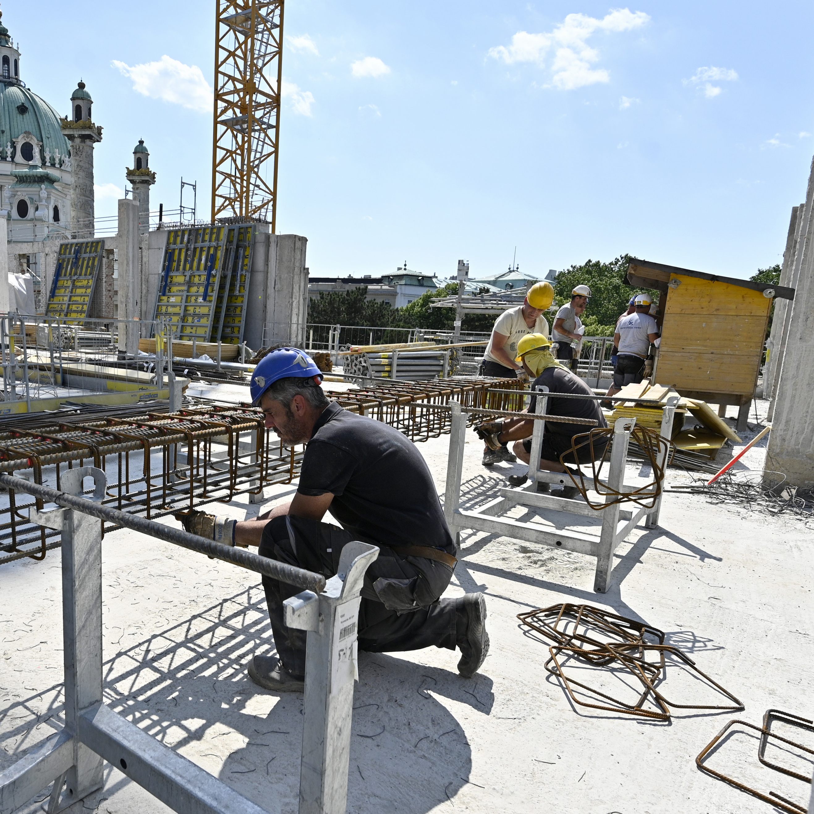 Die Baukosten sind in Österreich im März 2022 erneut stark gestiegen.