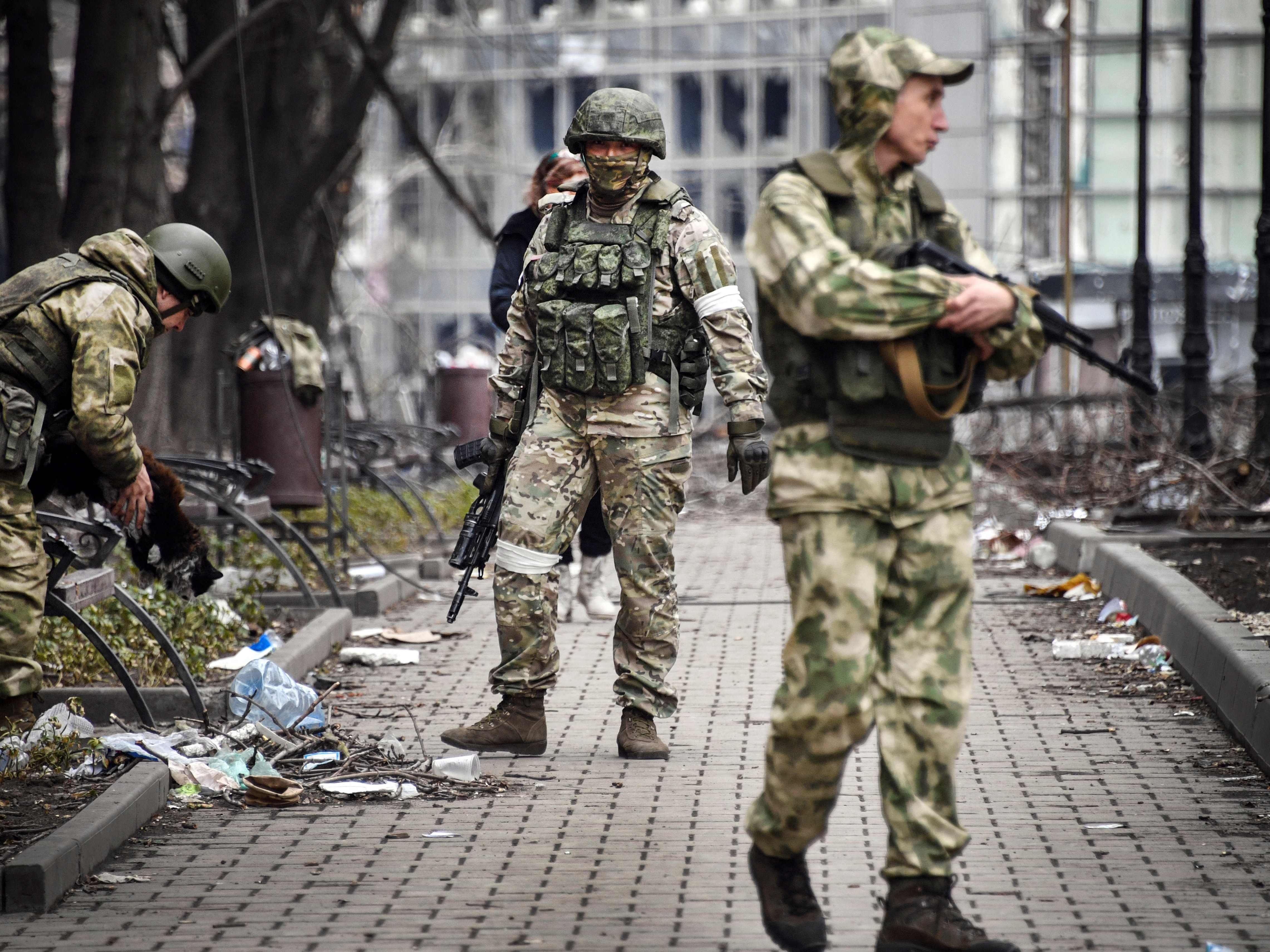 Laut Moskau ergibt sich Mariupol nicht. Laut Moskau ergibt sich Mariupol nicht.