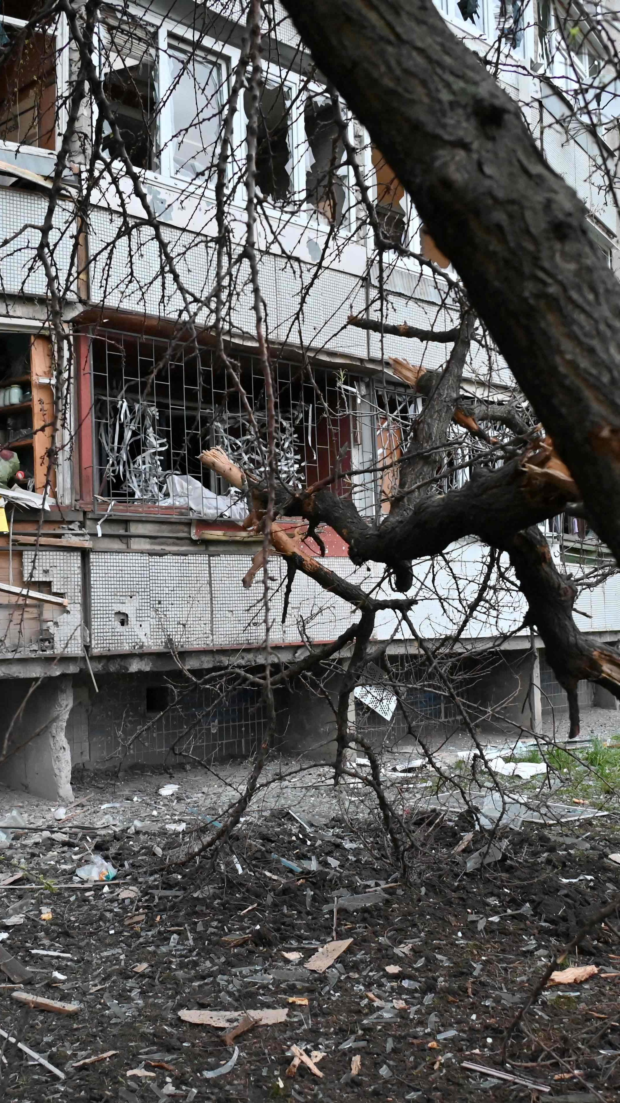Schwere Schäden in Charkiw.
