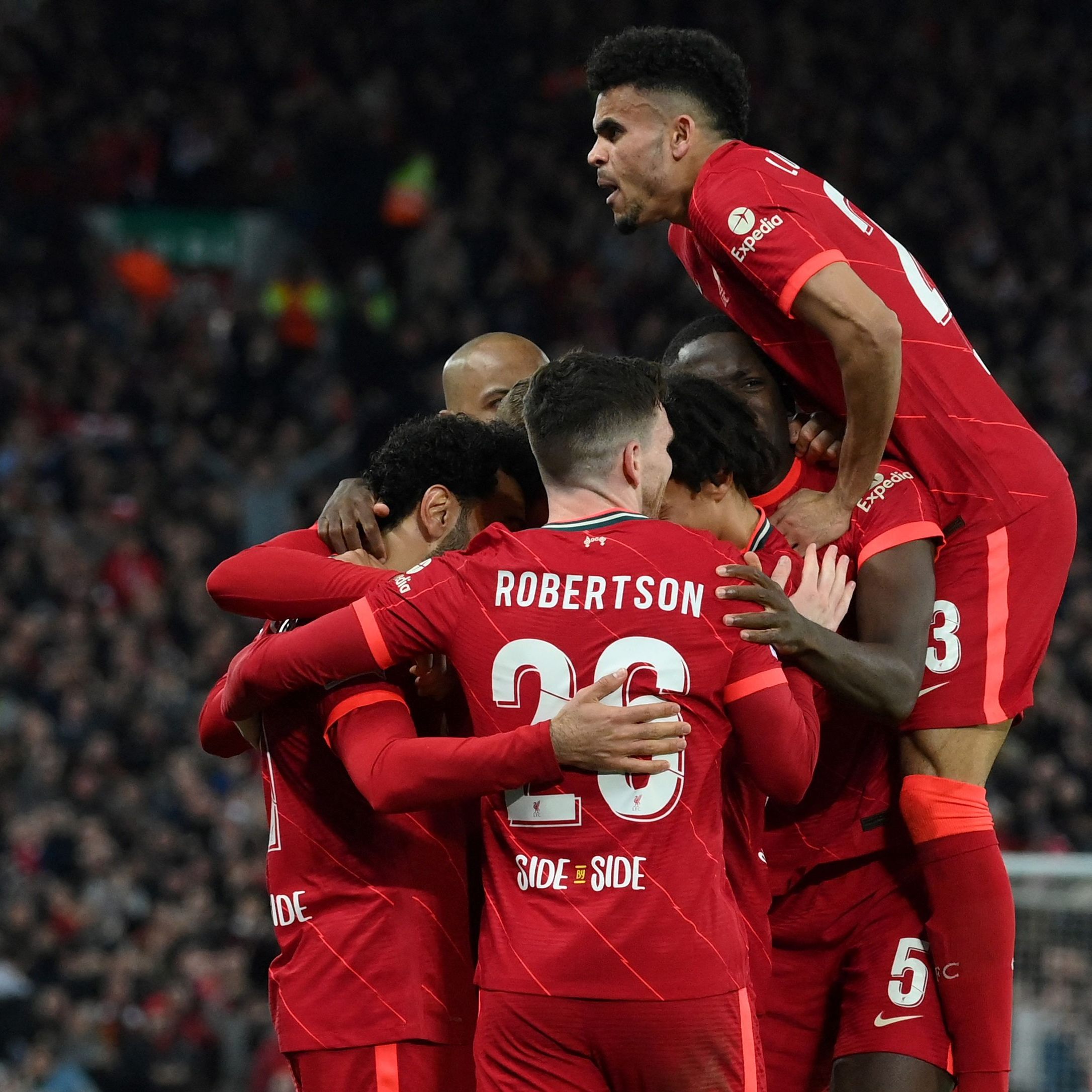 Ein Doppelschlag zu Beginn der 2. Halbzeit brachte Liverpool auf die Siegerstraße.