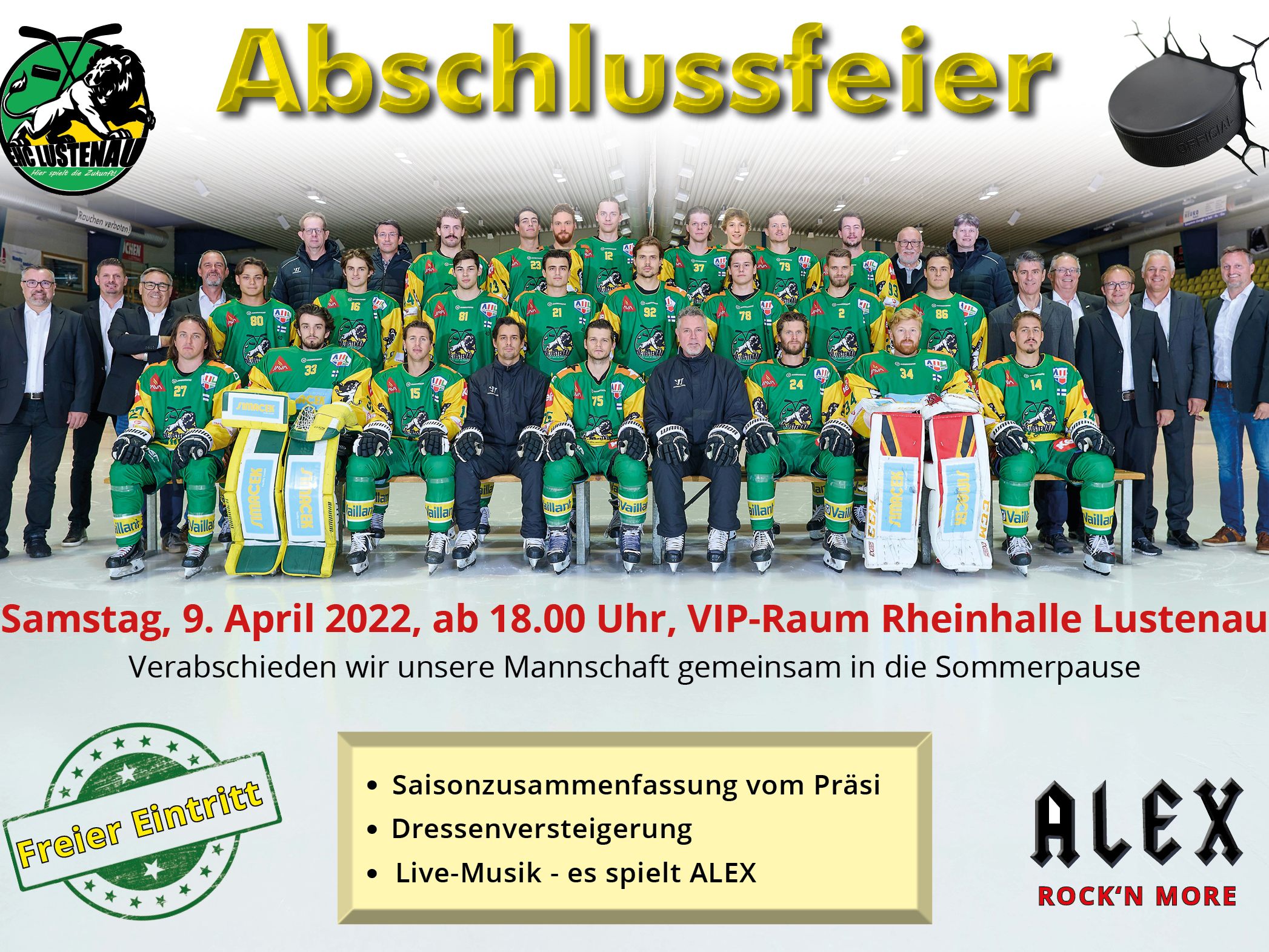 Abschlussfeier des EHC Lustenau
