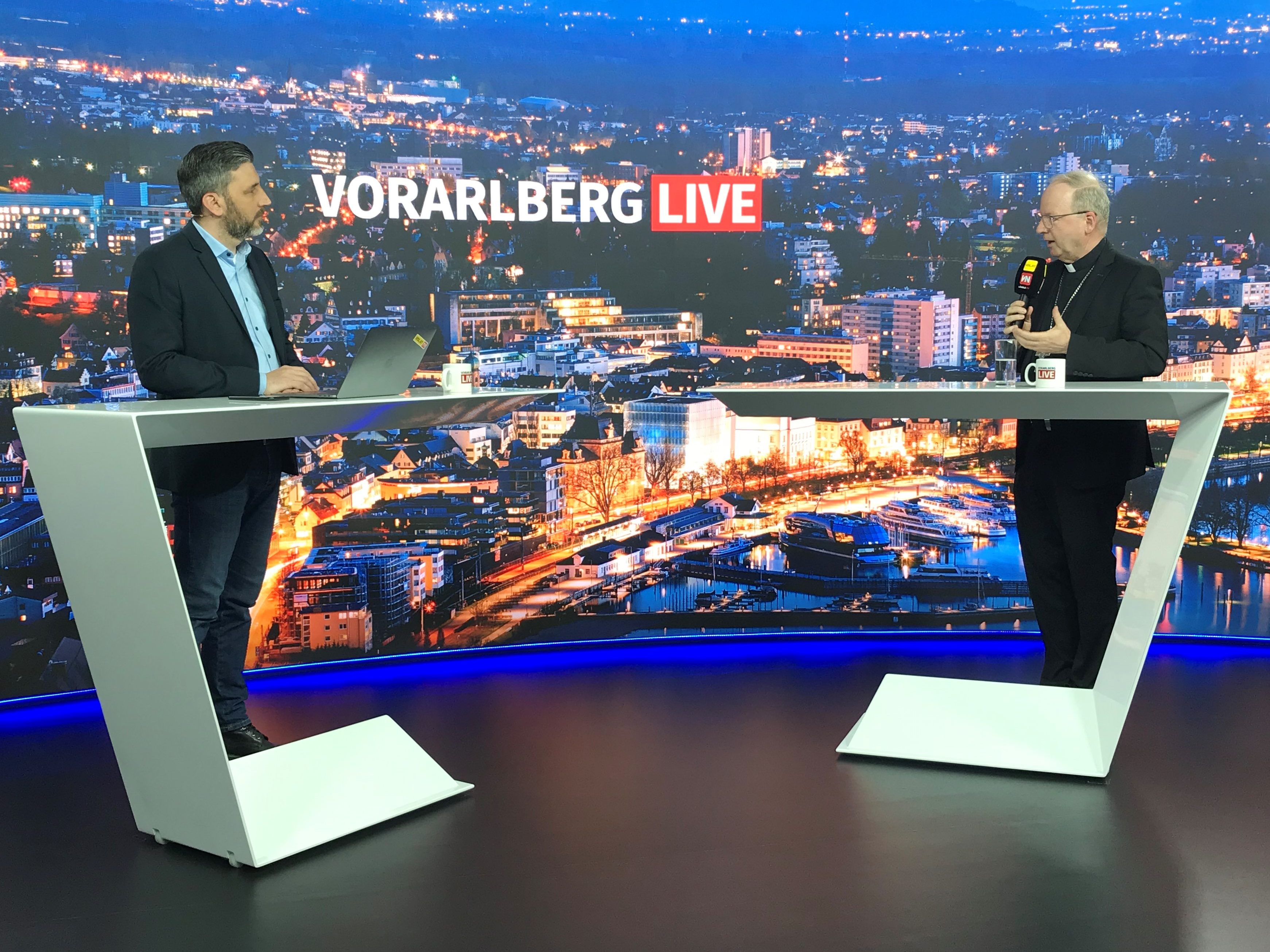 Bischof Benno Elbs war am Karfreitag zu Gast bei "Vorarlberg LIVE".