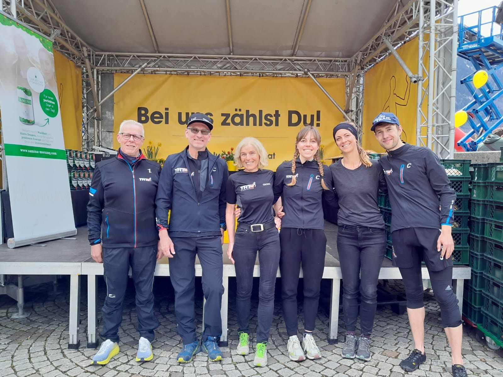 Das TRT Vorarlberg Team bei Bludenz läuft