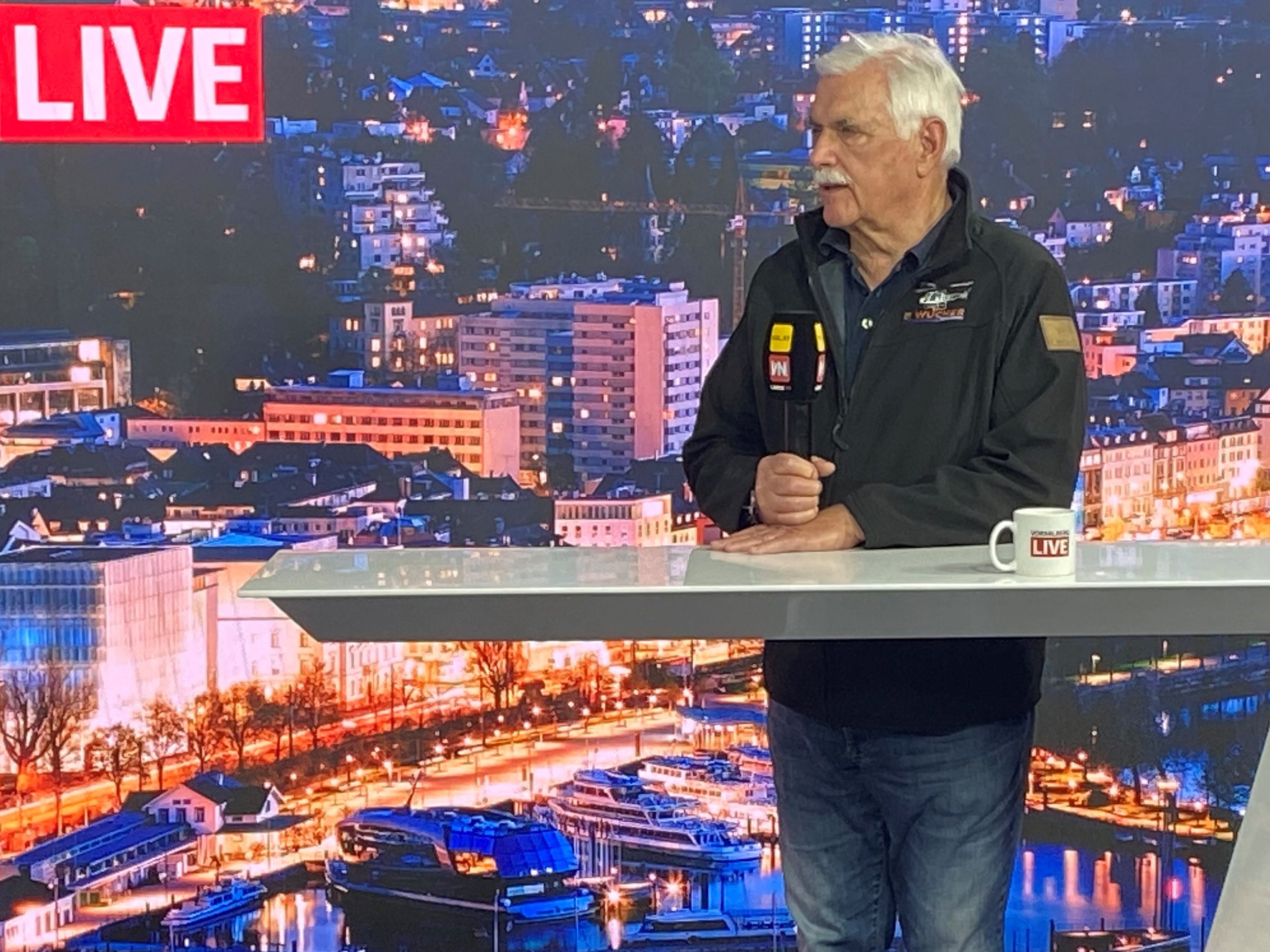 Hans Bösch war am Donnerstag zu Gast bei "Vorarlberg LIVE". Hans Bösch war am Donnerstag zu Gast bei "Vorarlberg LIVE".