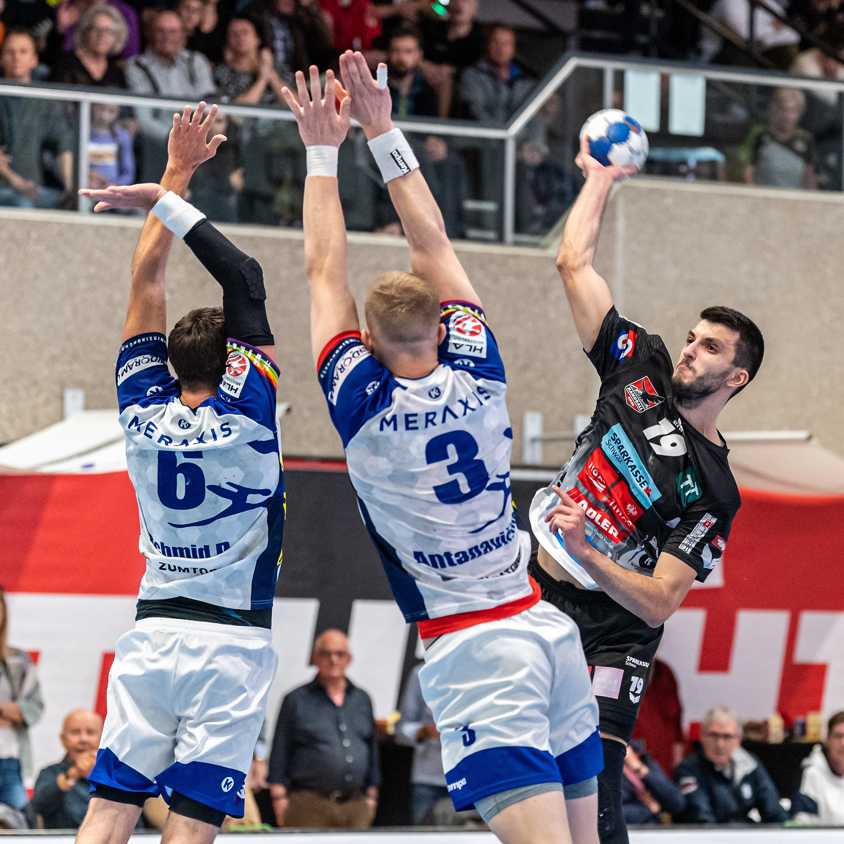 Besonders Petar Medic war von der Harder Defensive heute nicht zu halten.