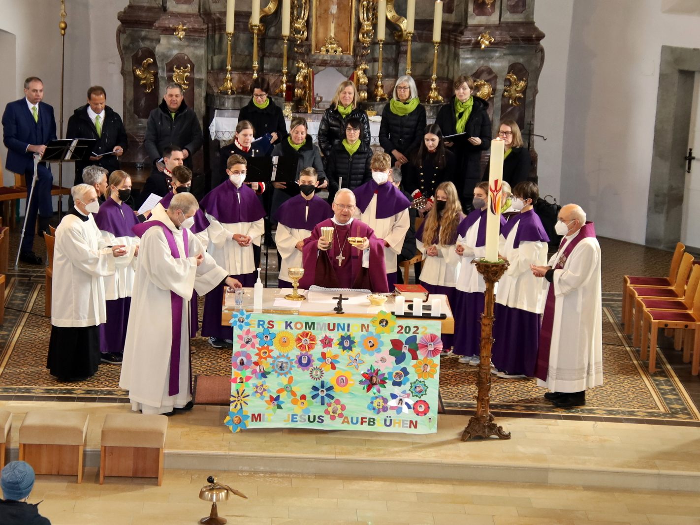 Bischöfliche Visitation im Leiblachtal von Bischof Benno