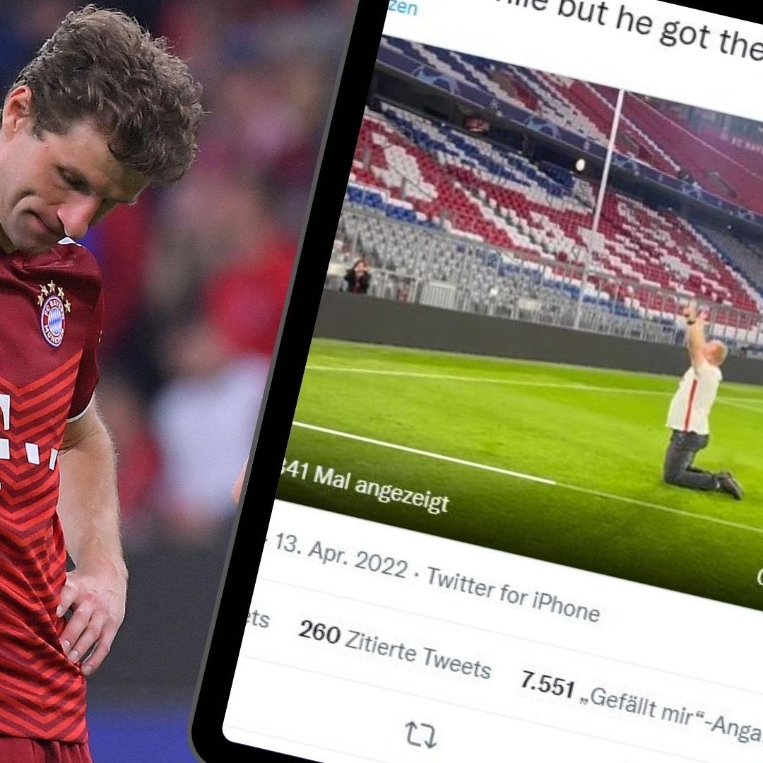 Köln-Fan jubelt nach Abpfiff über CL-Aus des FC Bayern München