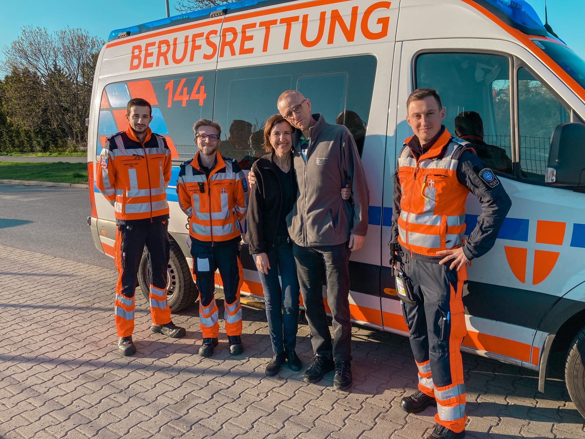 Nach einem schweren Herzinfarkt traf Max K. die Rettungsteams wieder. Nach einem schweren Herzinfarkt traf Max K. die Rettungsteams wieder.