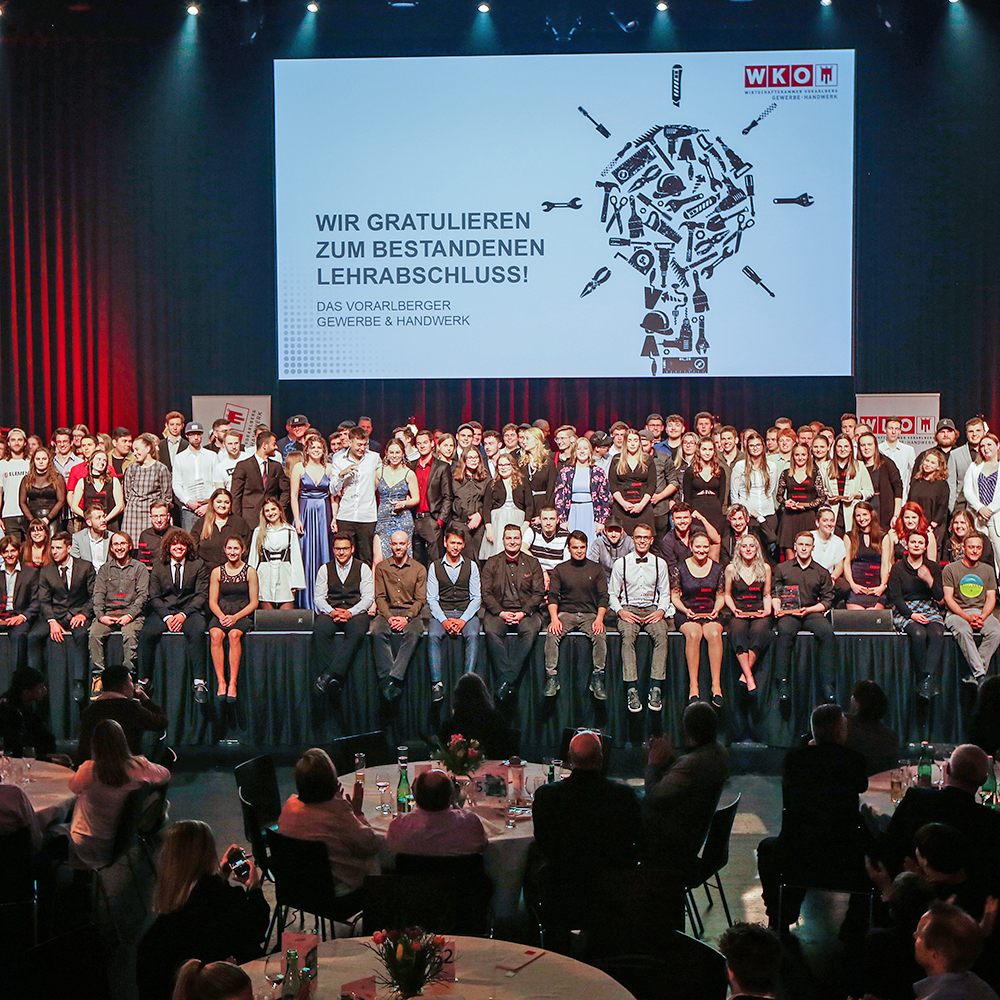 Im vergangenen Jahr haben mehr als 1.000 junge Frauen und Männer ihre Lehre in 80 verschiedenen Lehrberufen im Gewerbe und Handwerk erfolgreich abgeschlossen.
