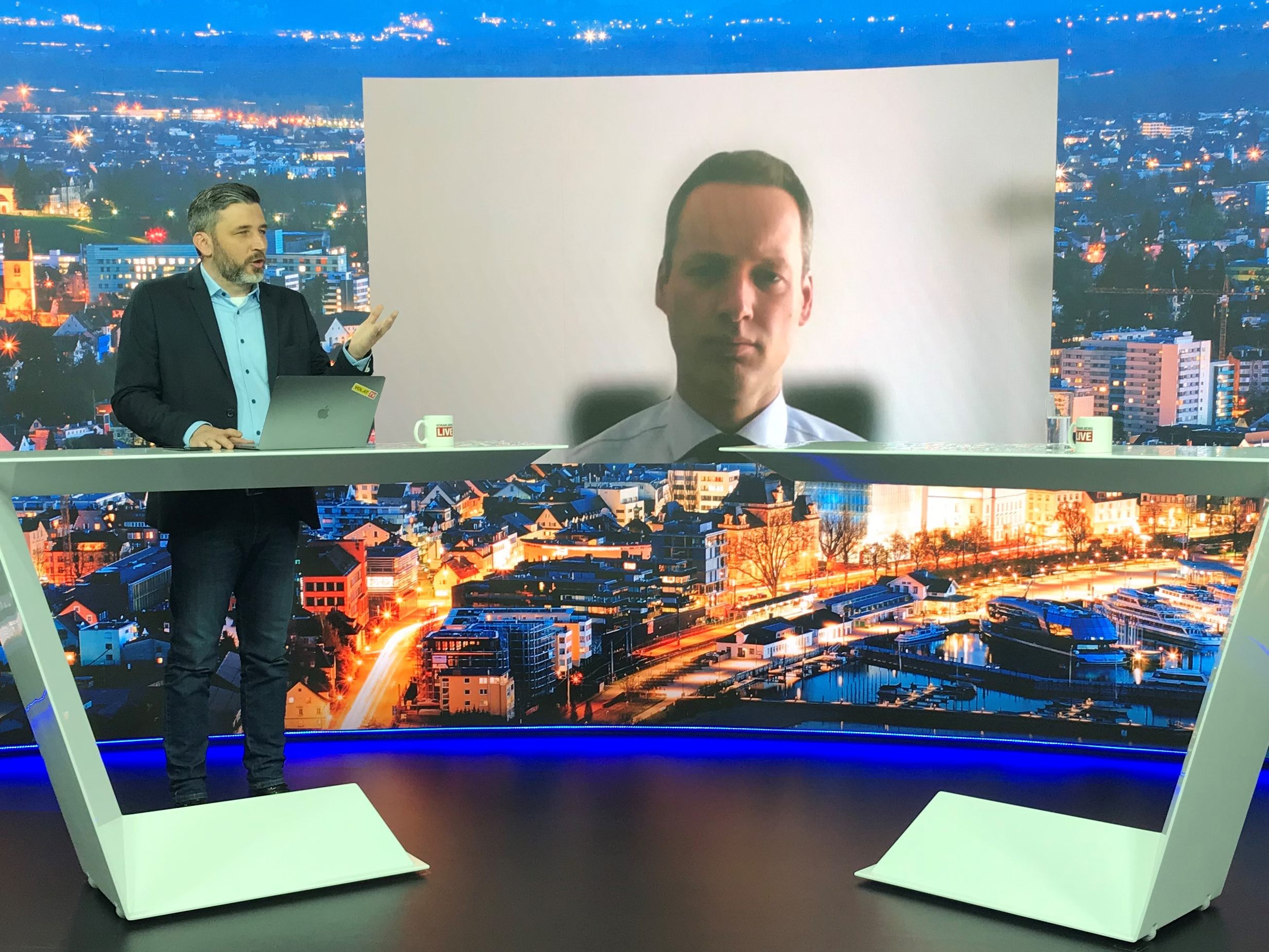 Prof. Dr. Robert Stadelmann war am Freitag zu Gast bei "Vorarlberg LIVE". Prof. Dr. Robert Stadelmann war am Freitag zu Gast bei "Vorarlberg LIVE".